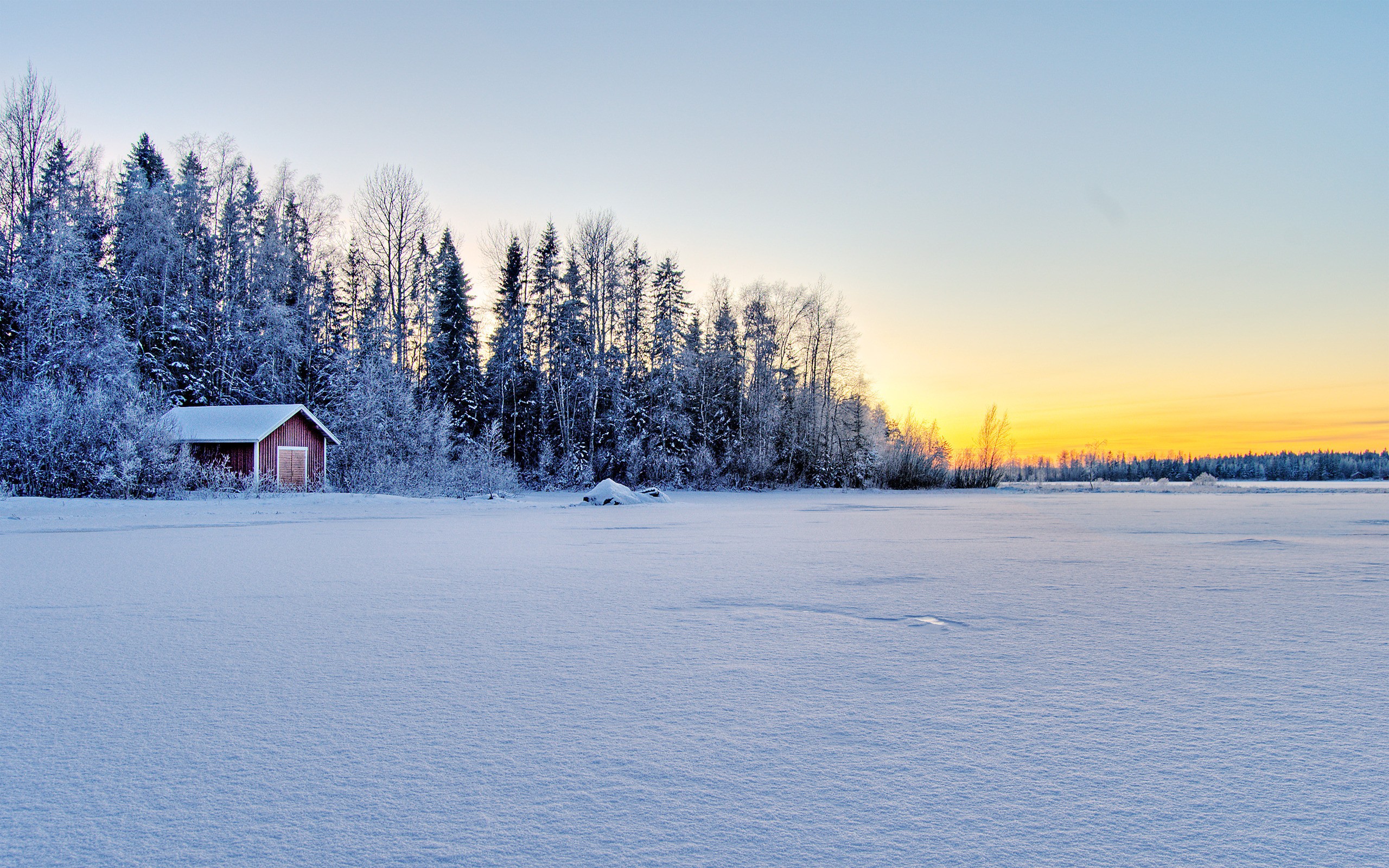 landscapes, snow - desktop wallpaper