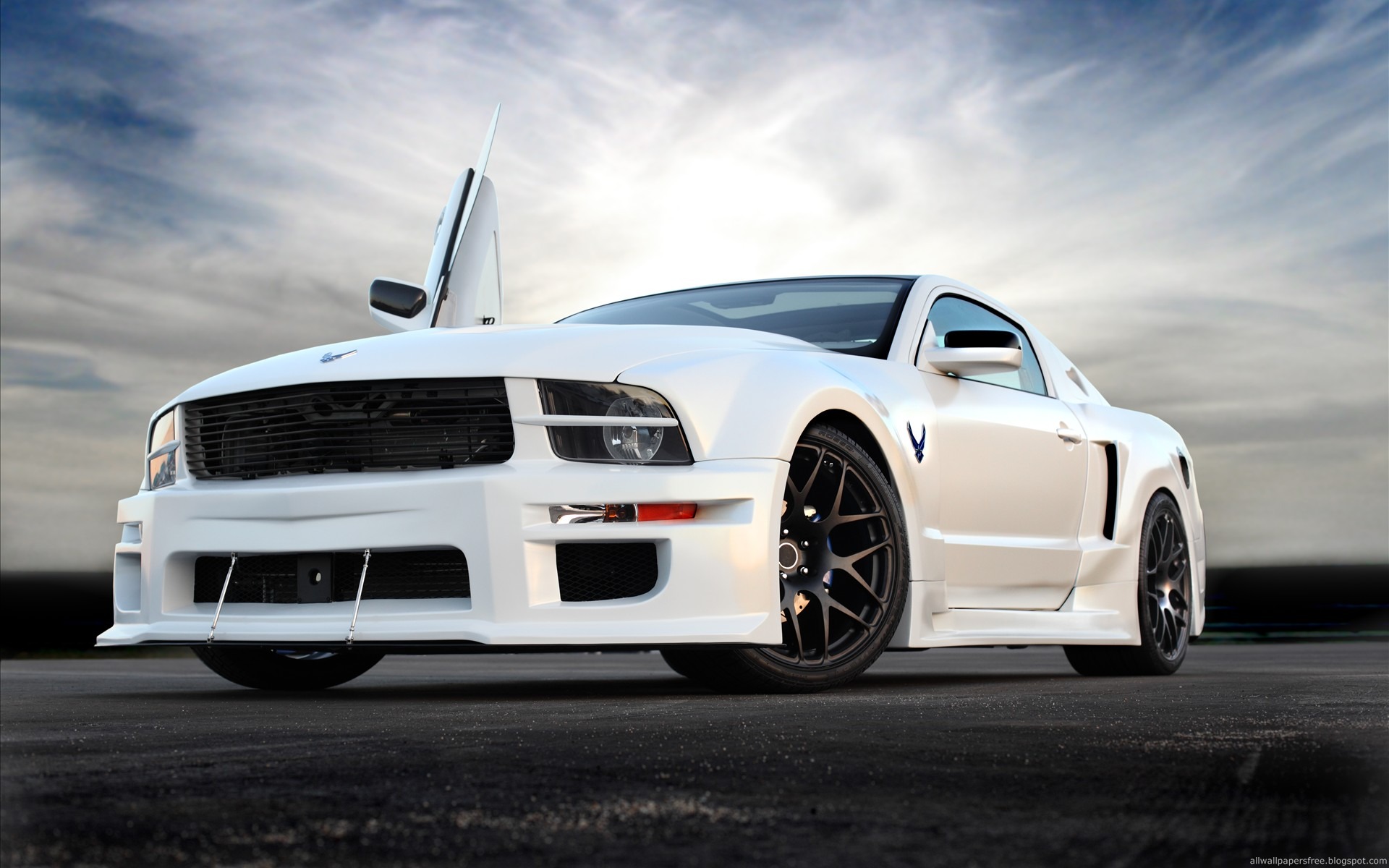cars, Ford, vehicles, Ford Mustang, low-angle shot - desktop wallpaper