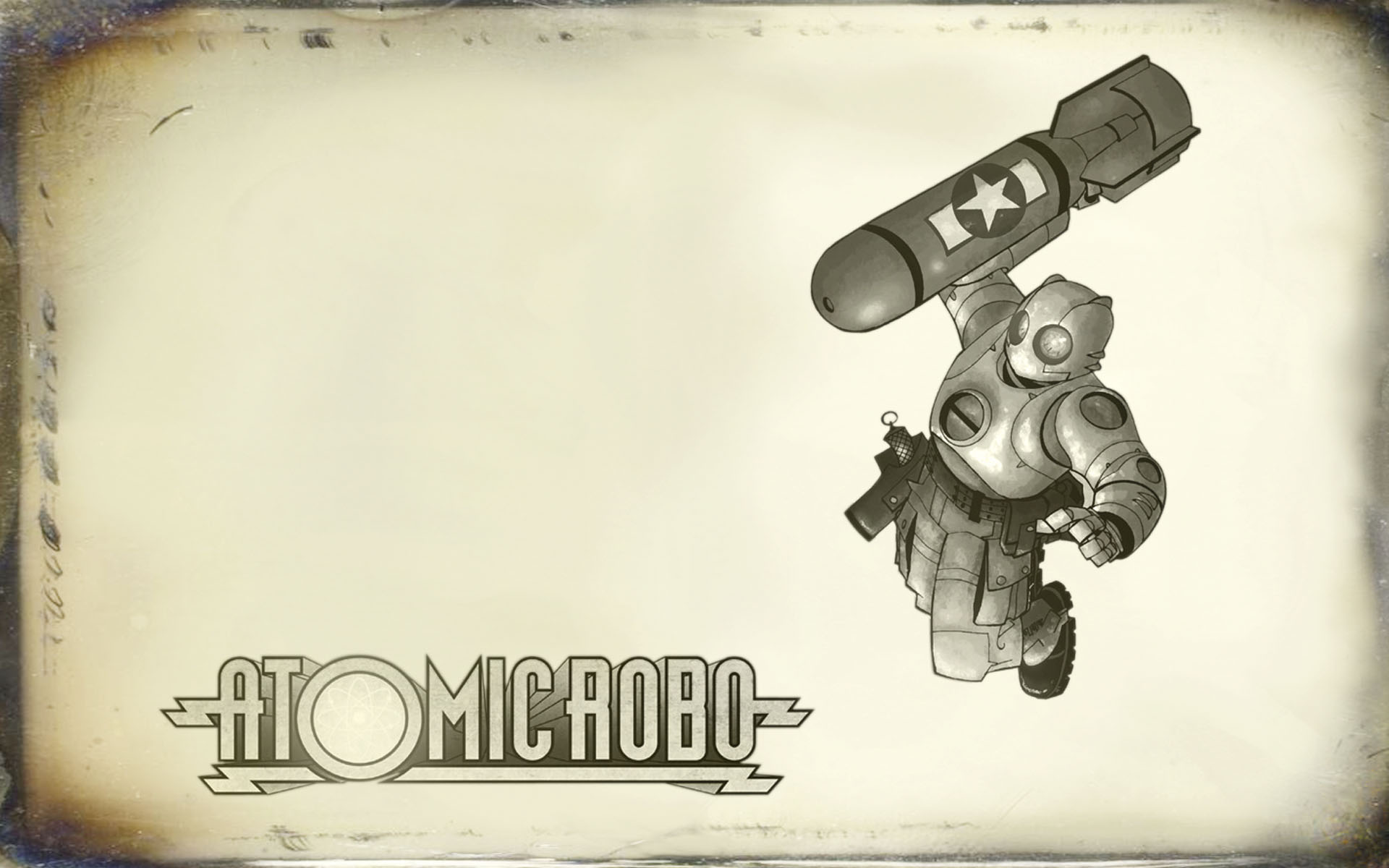 robot, atomic, nuclear - desktop wallpaper