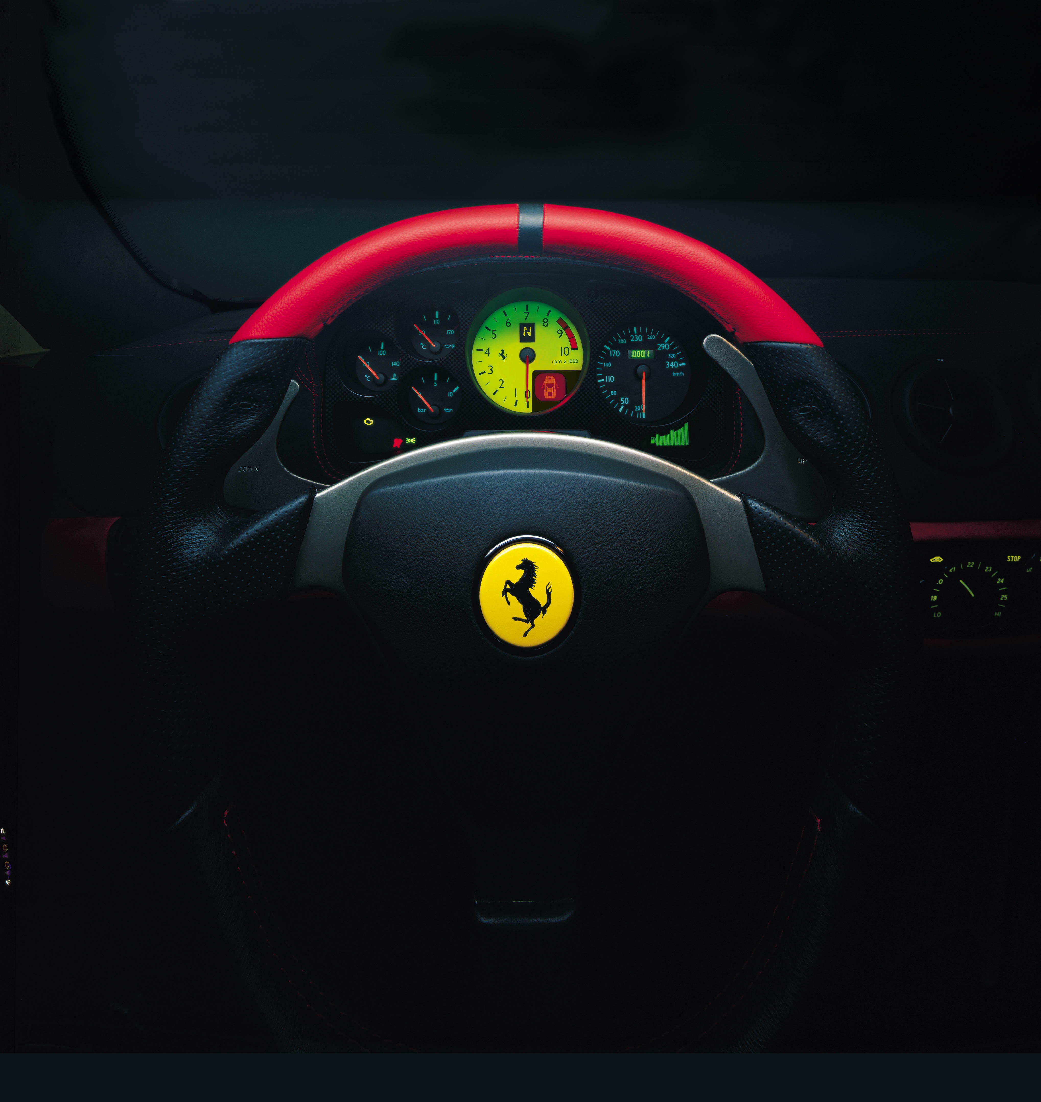 cars, Ferrari, interior, dashboards - desktop wallpaper
