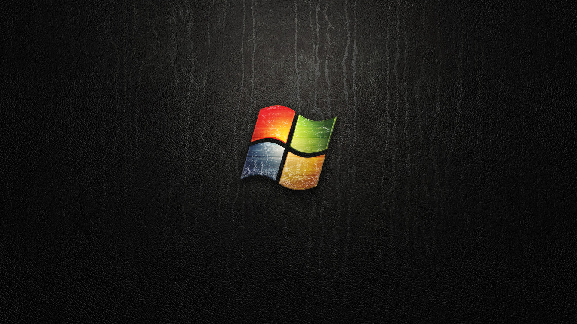 leather, abstract, black, Windows 7, Microsoft Windows, logos - desktop wallpaper