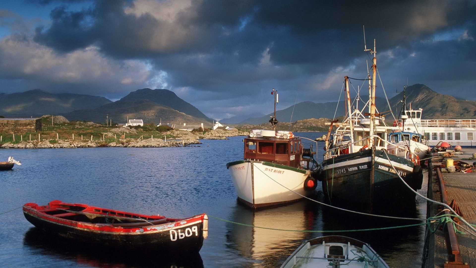Ireland, Harbor - desktop wallpaper