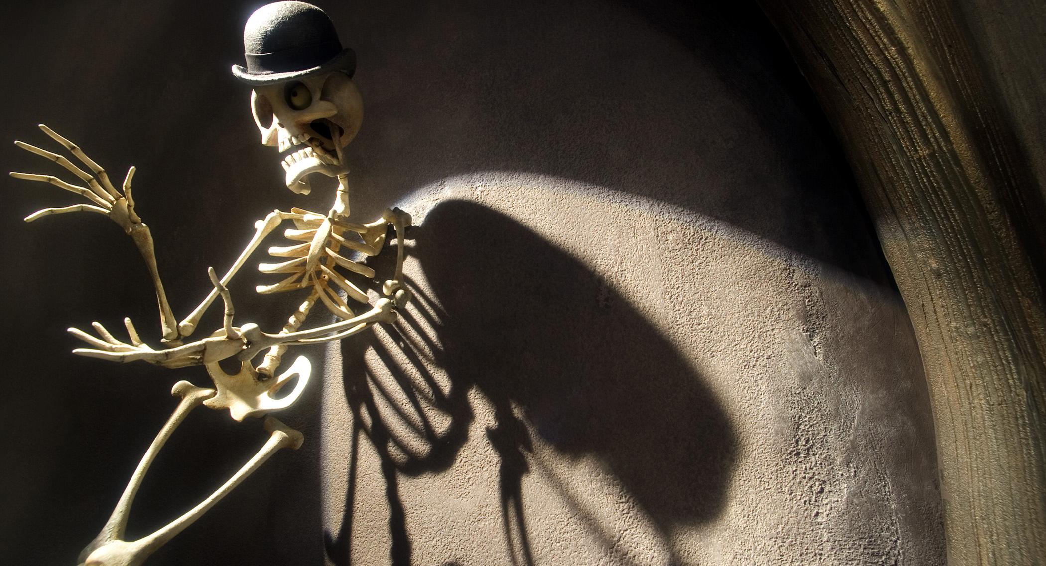skeletons, Corpse Bride, hats - desktop wallpaper