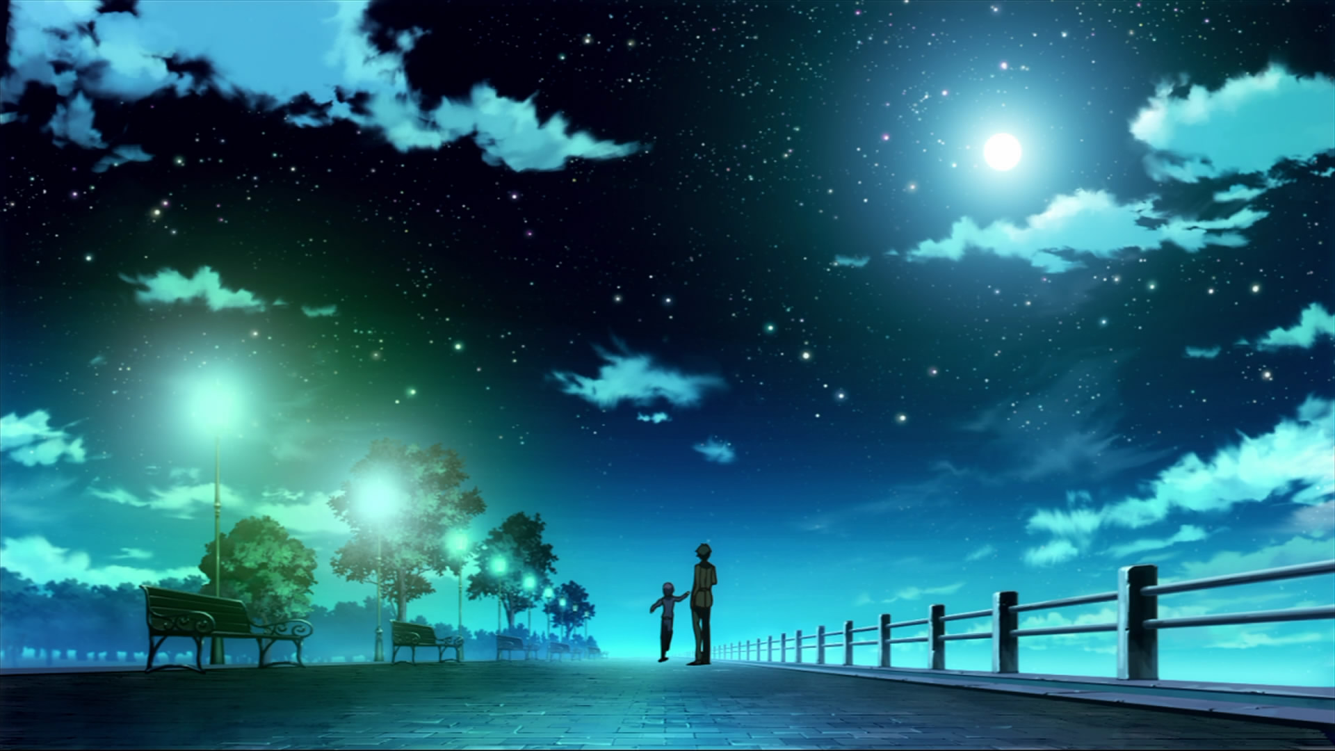 night, skyscapes - desktop wallpaper