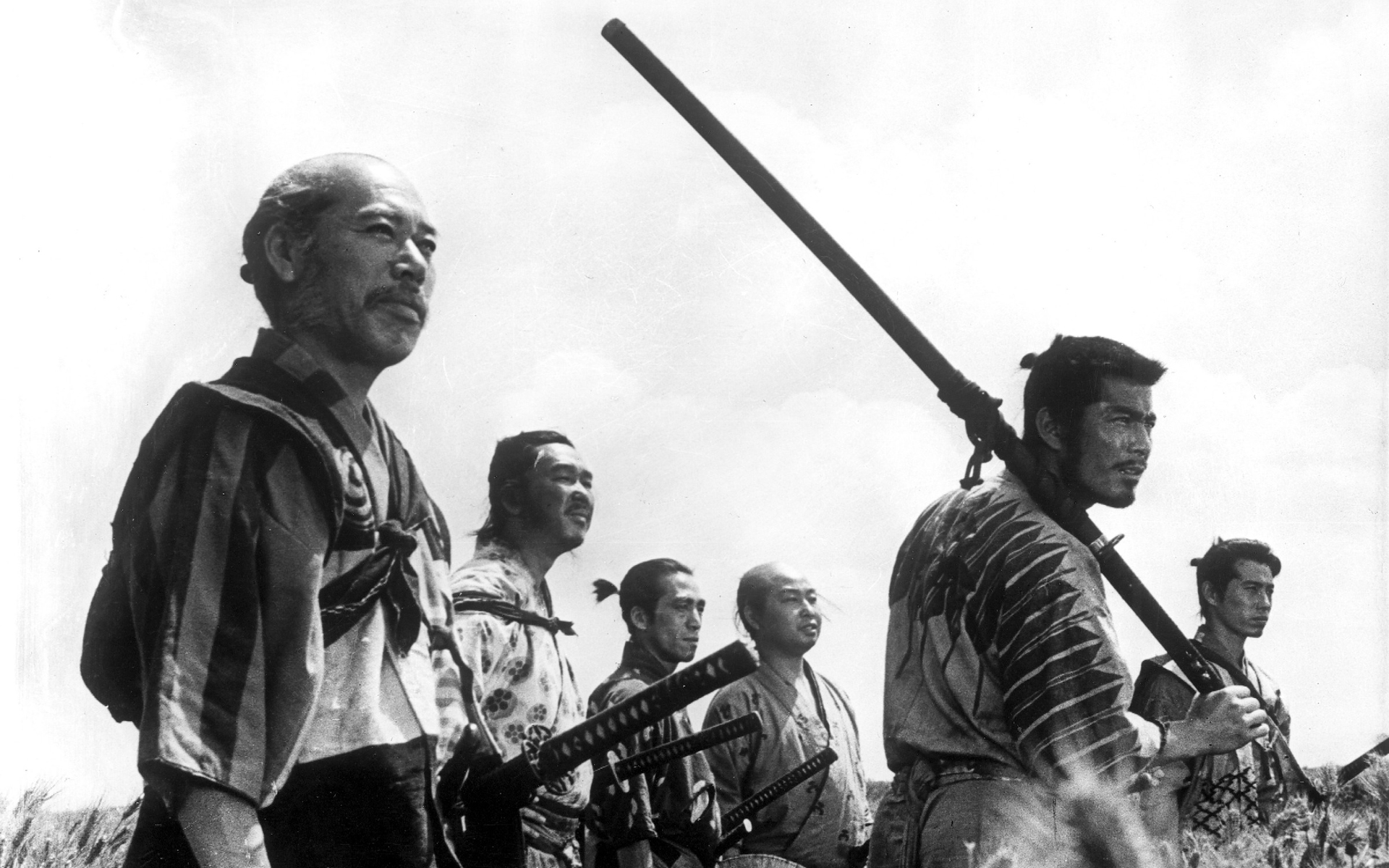 film, Seven Samurai - desktop wallpaper