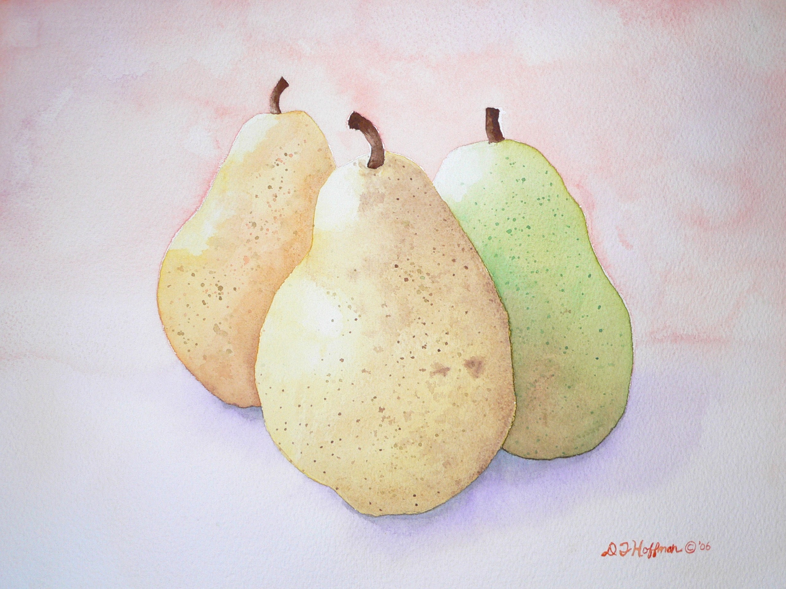 paintings, pears, still life - desktop wallpaper