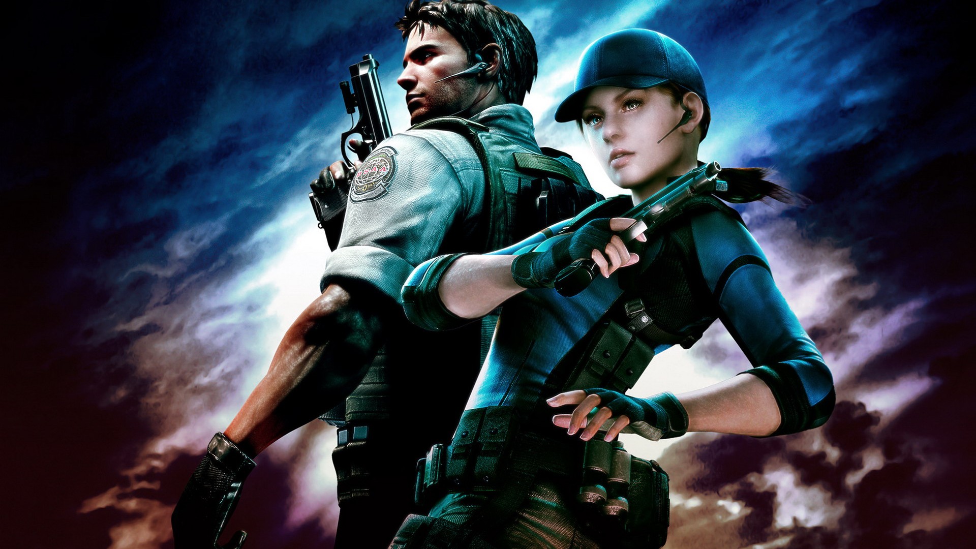 Resident Evil, Jill Valentine, Chris Redfield, BSAA (Bioterrorism Security Assessment Alliance) - desktop wallpaper