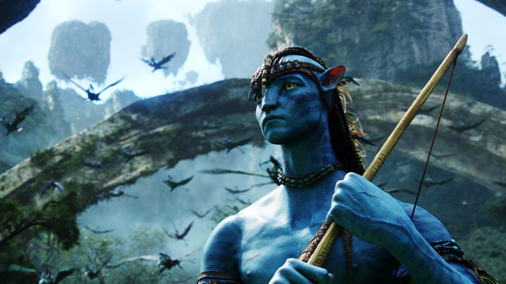 Avatar, bows, Jake Sully - desktop wallpaper