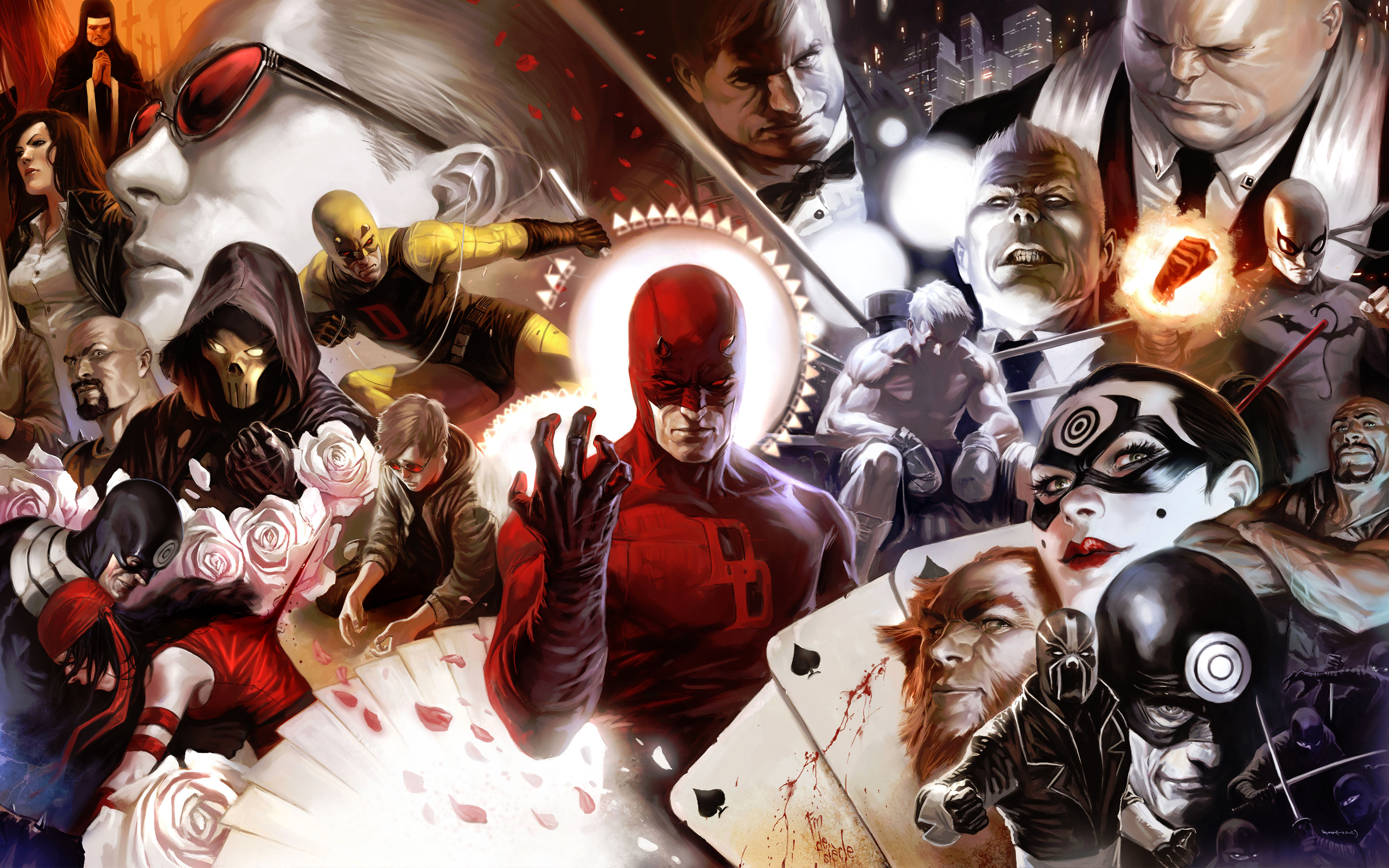Daredevil, artwork, Marvel - desktop wallpaper