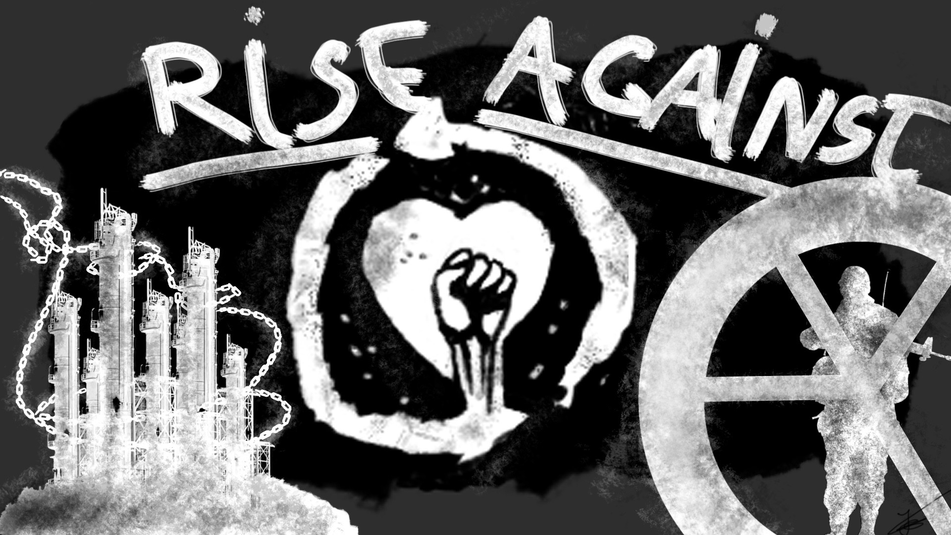 punk, Rise Against - desktop wallpaper