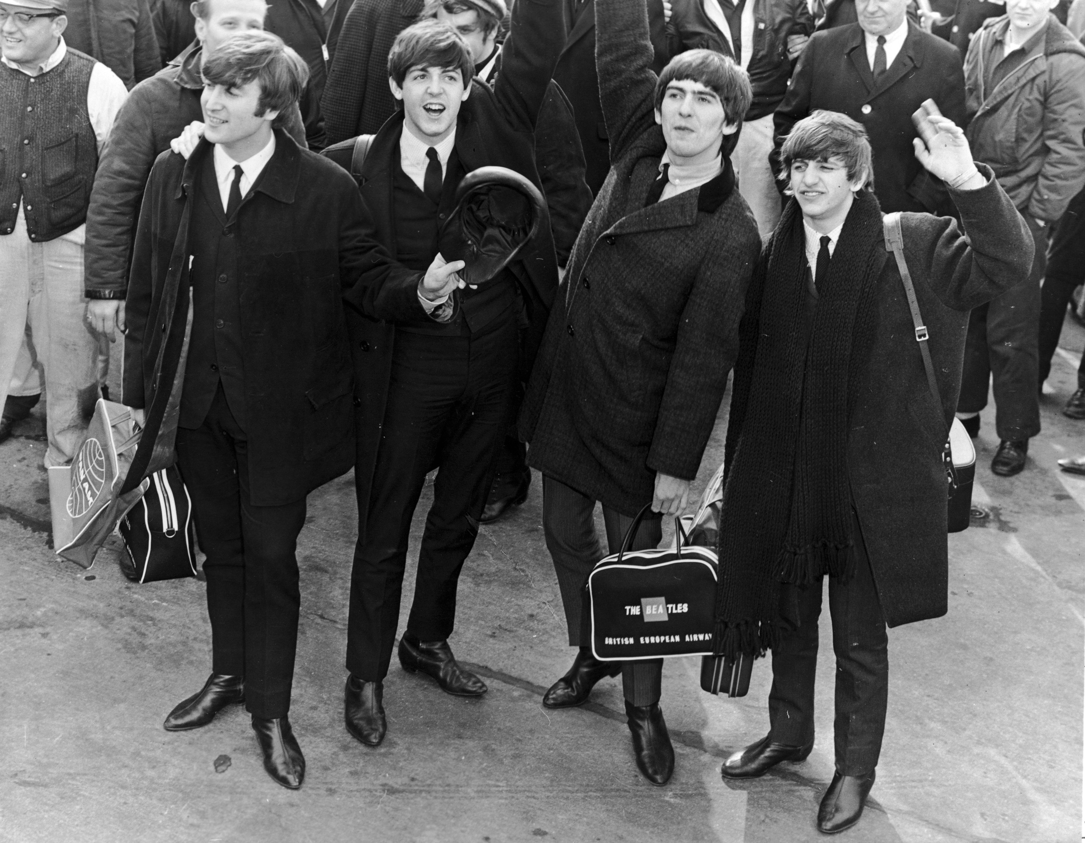 The Beatles, John Lennon, George Harrison, Ringo Starr, Paul McCartney - desktop wallpaper