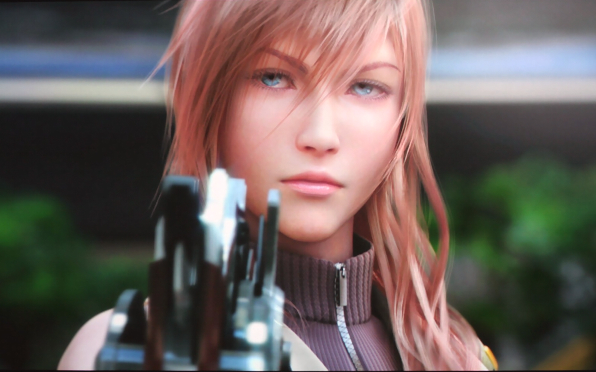 Final Fantasy, video games, Final Fantasy XIII, girls with guns, Claire Farron - desktop wallpaper