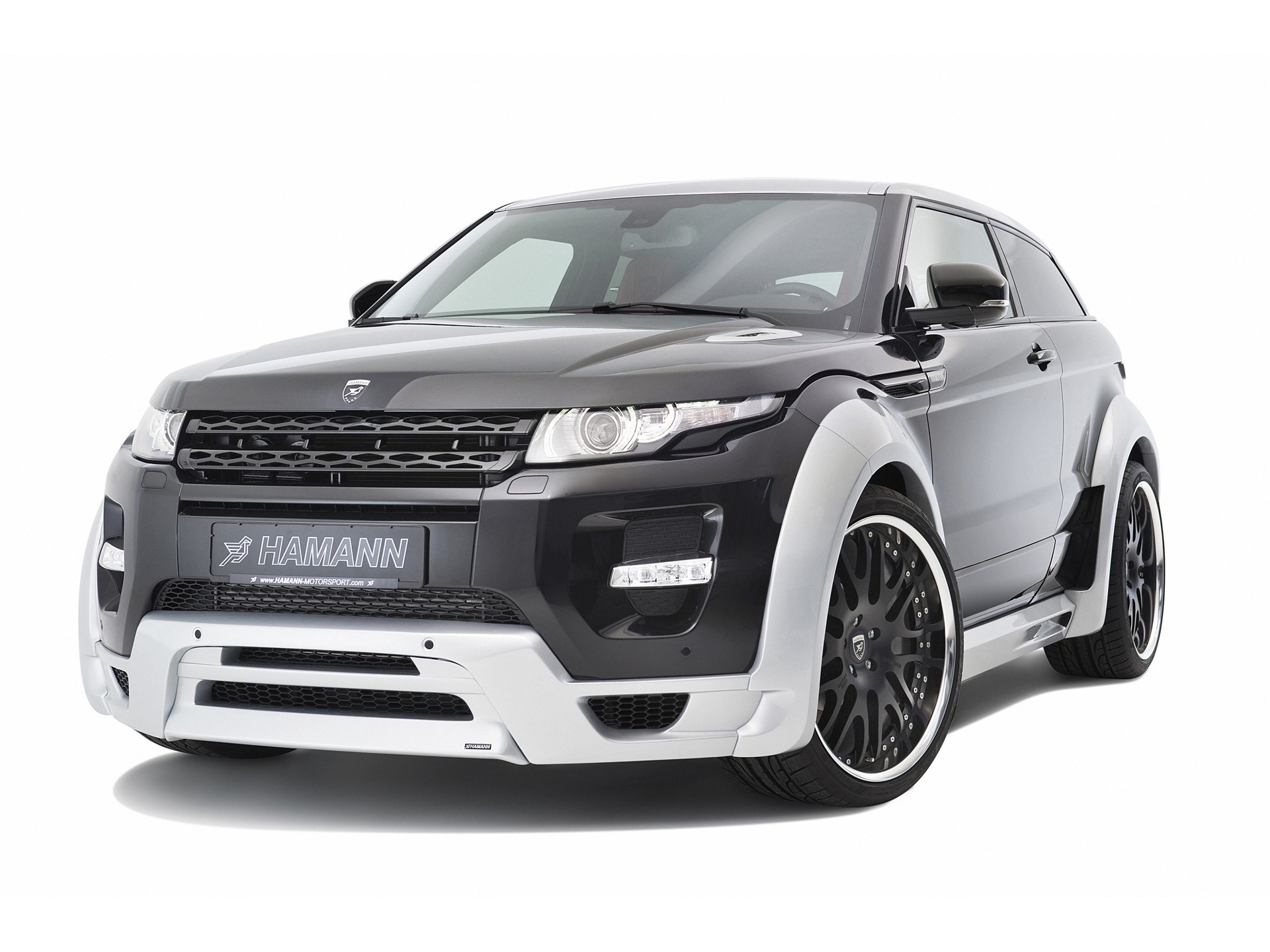 cars, studio, front, vehicles, Range Rover, Hamann, white background, Range Rover Evoque - desktop wallpaper