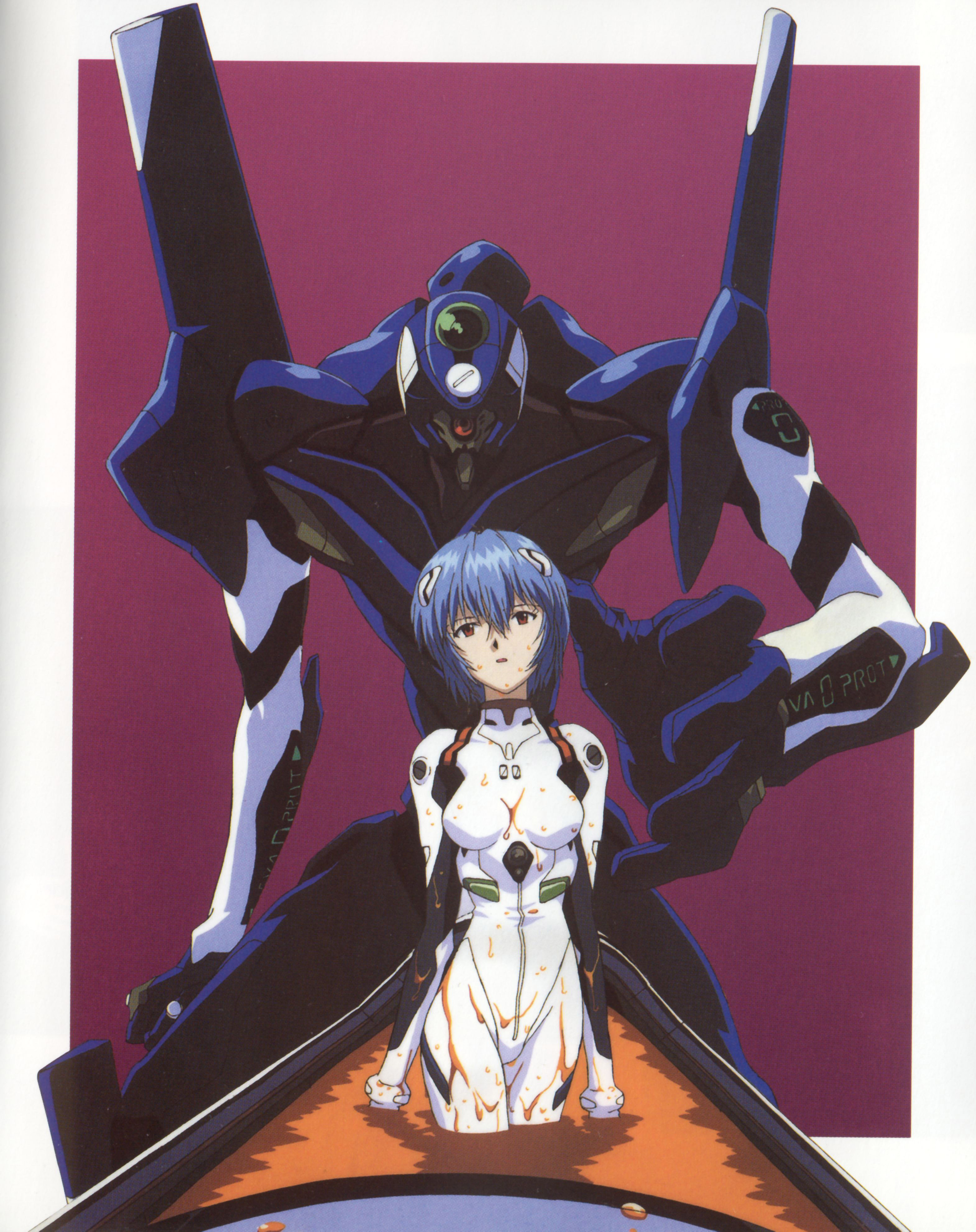 Ayanami Rei, Neon Genesis Evangelion, anime girls, scans - desktop wallpaper