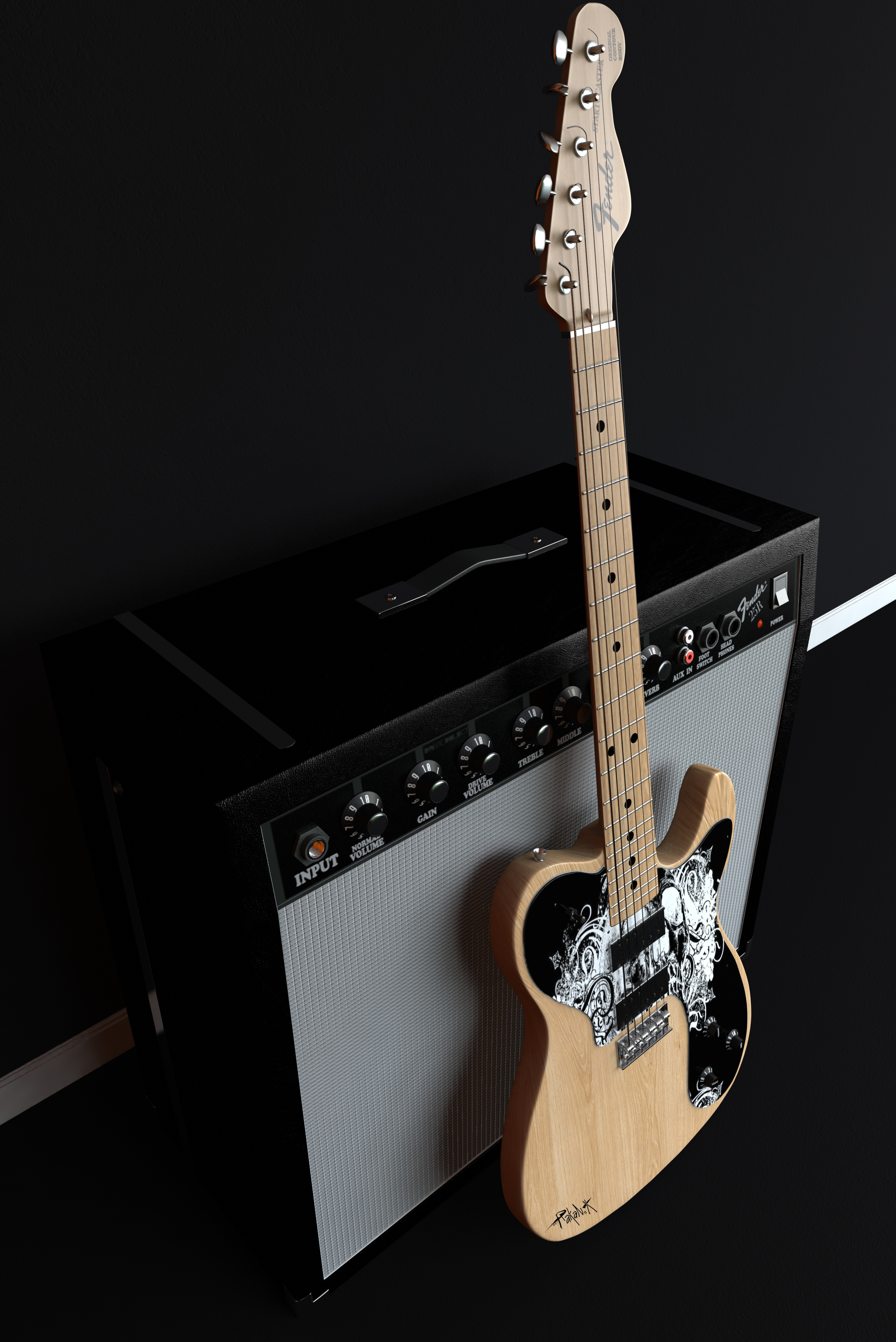 abstract, Fender, guitars, amplifiers, Fender Stratocaster - desktop wallpaper