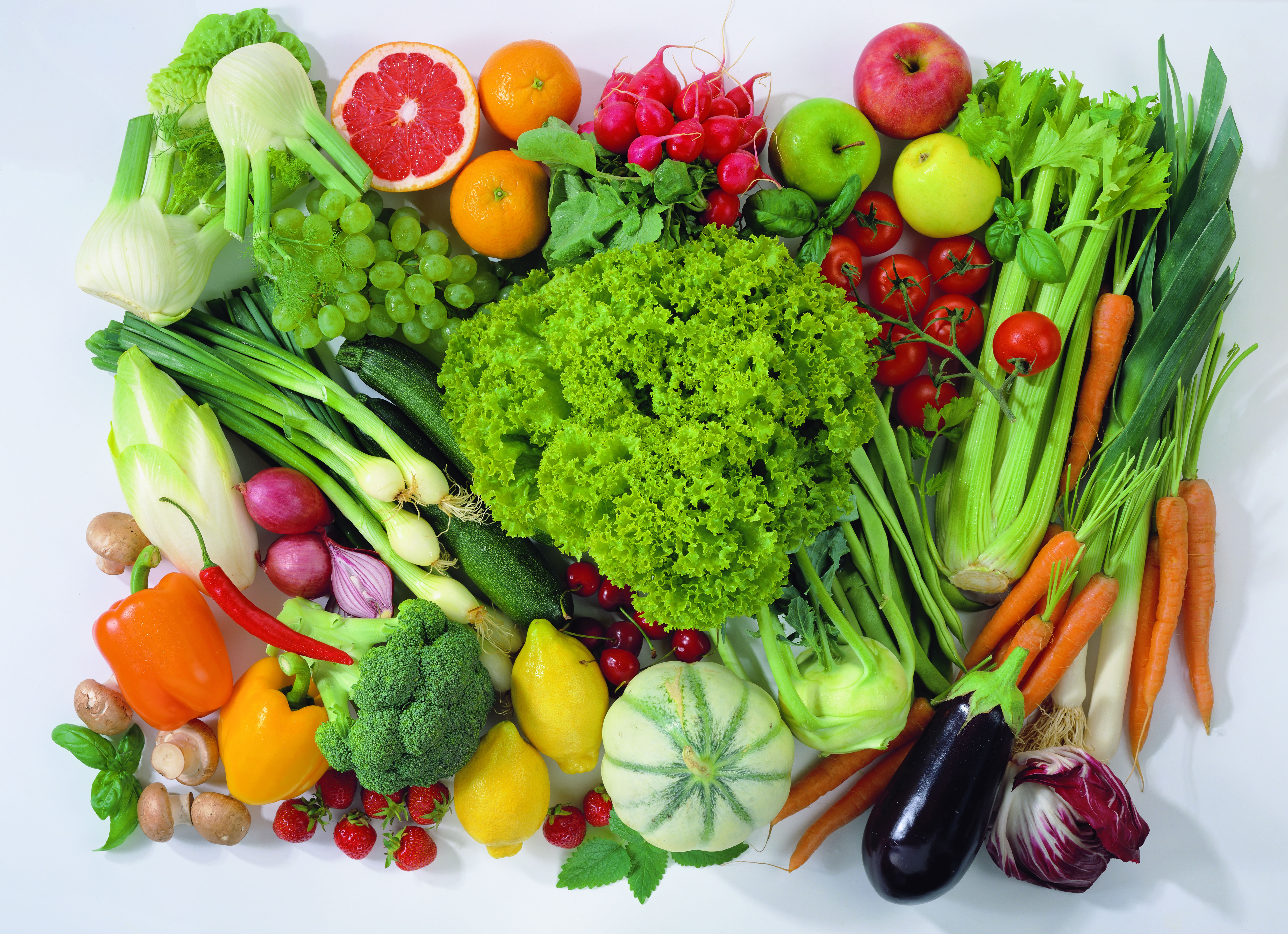 vegetables, food, carrots, tomatoes, eggplants - desktop wallpaper