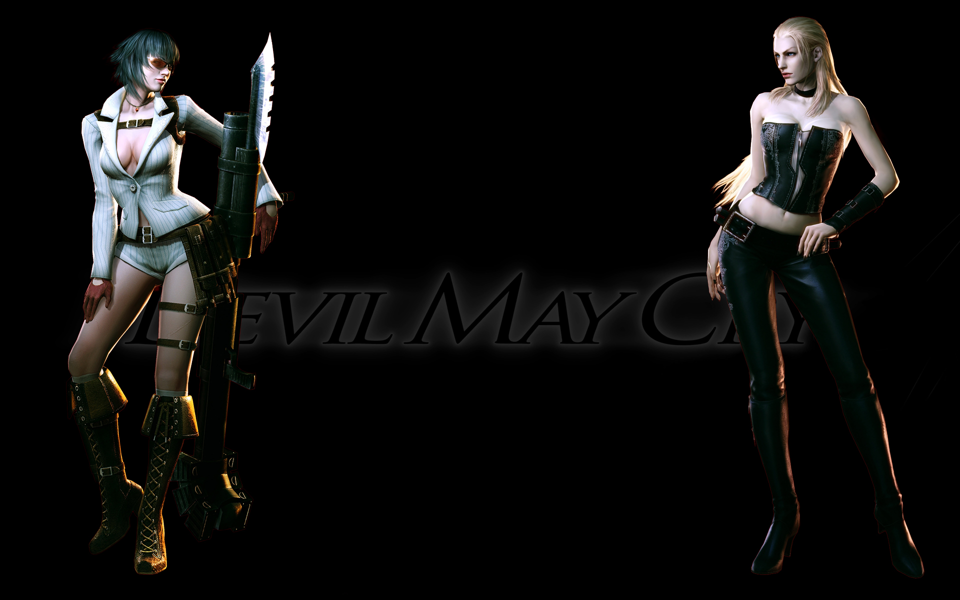 Devil May Cry, Trish Devil May Cry, Lady (character) - desktop wallpaper
