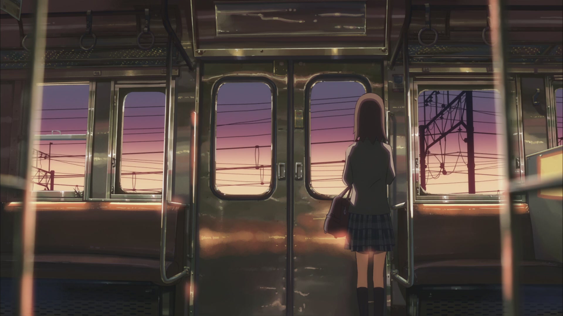 trains, Makoto Shinkai, lonely, 5 Centimeters Per Second, anime - desktop wallpaper