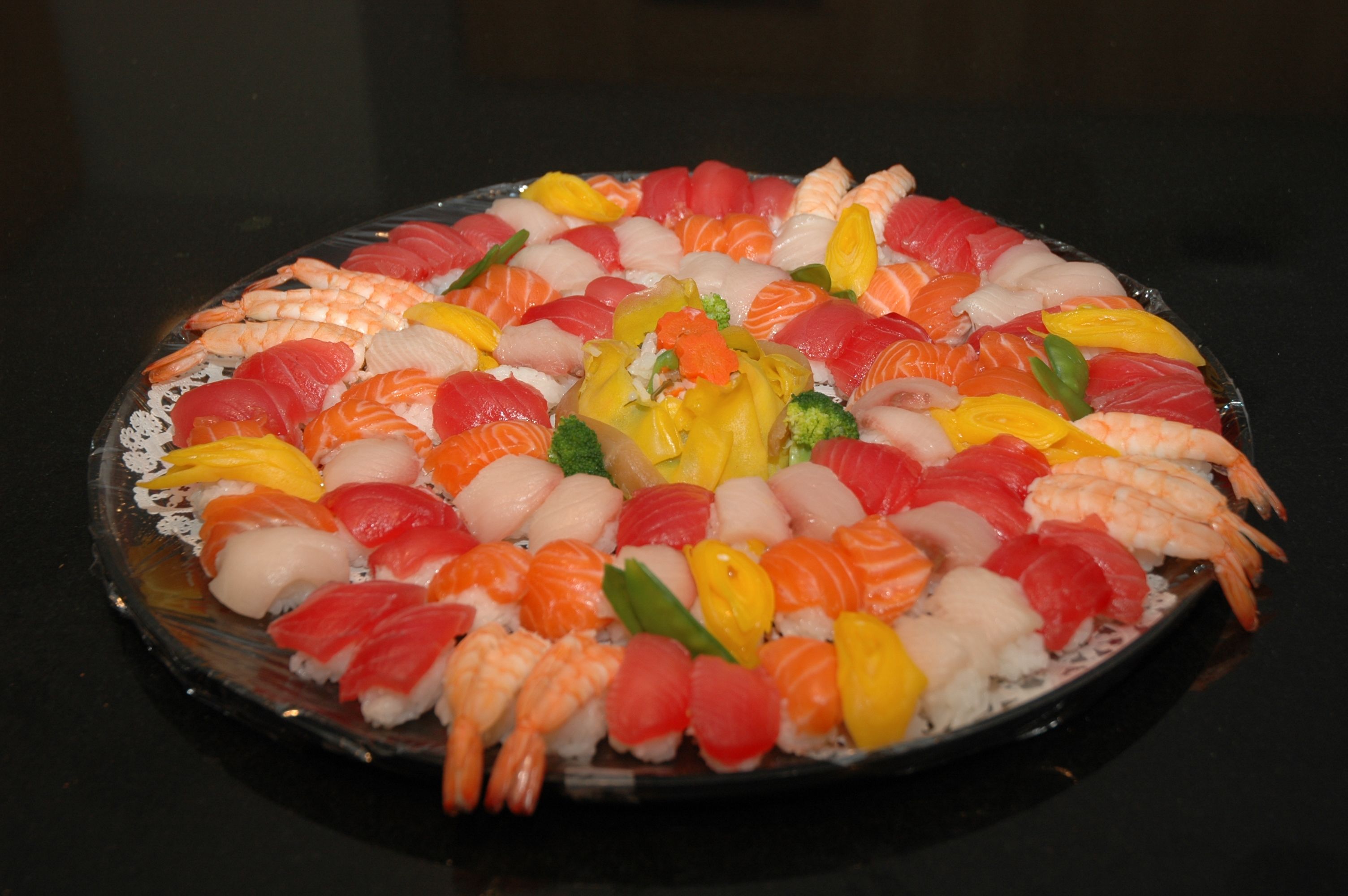 sushi, seafood - desktop wallpaper