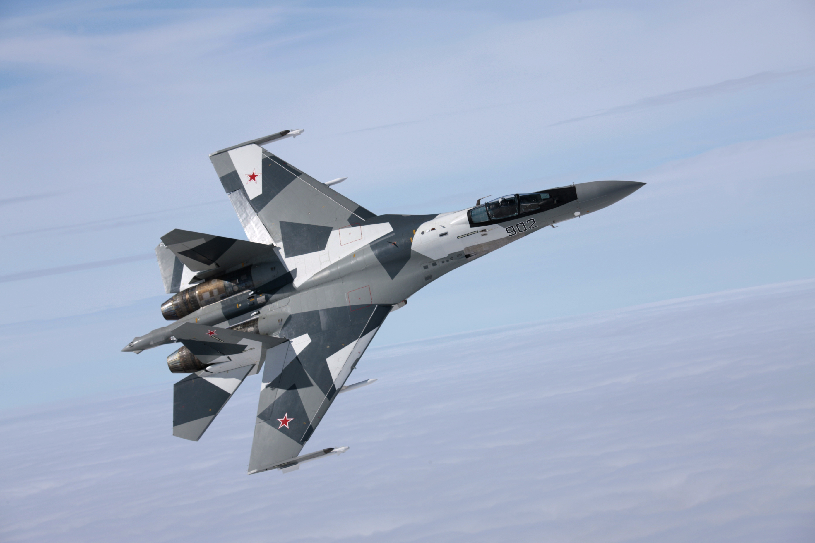 aircraft, military, Soviet, Su-27 Flanker, fighter jets - desktop wallpaper