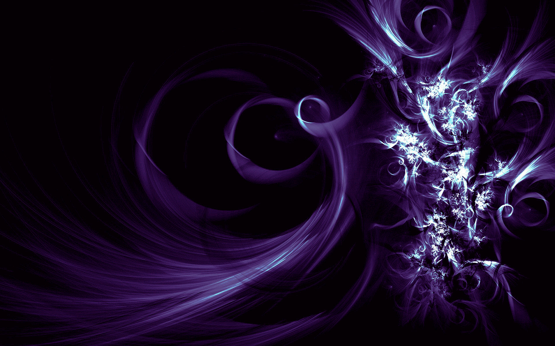 abstract, black, dark, violet, purple, digital art - desktop wallpaper