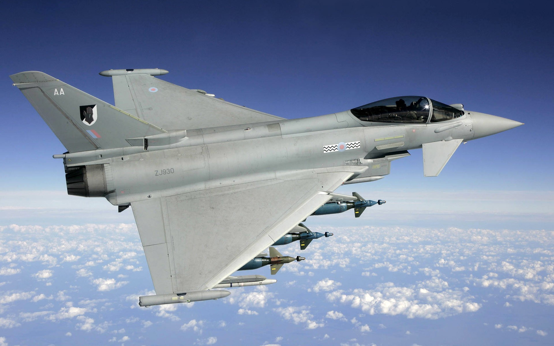 aircraft, war, Eurofighter Typhoon - desktop wallpaper