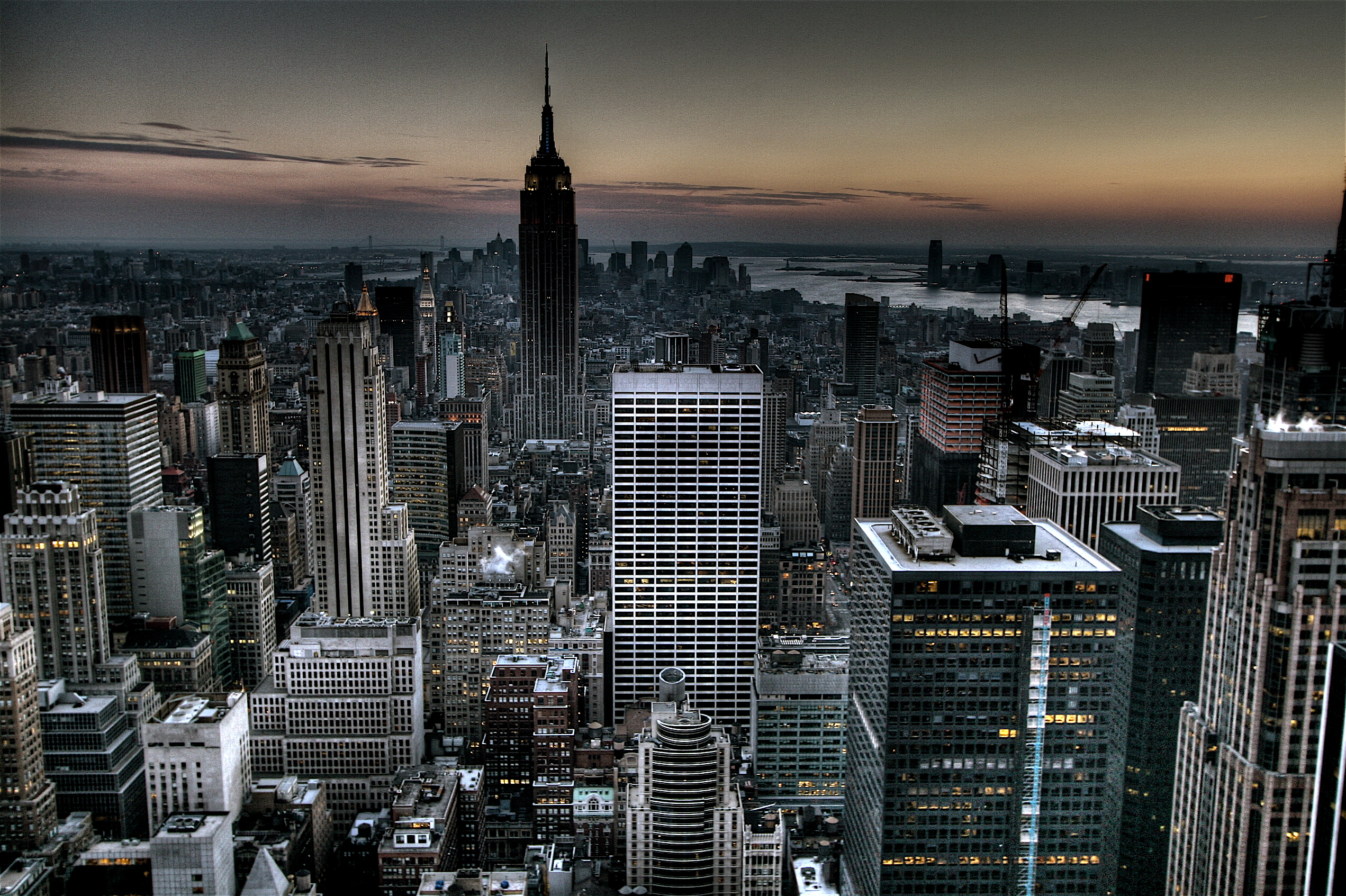 cityscapes, architecture, buildings, New York City, rockefeller plaza, 30 Rock, Rockefeller Center - desktop wallpaper