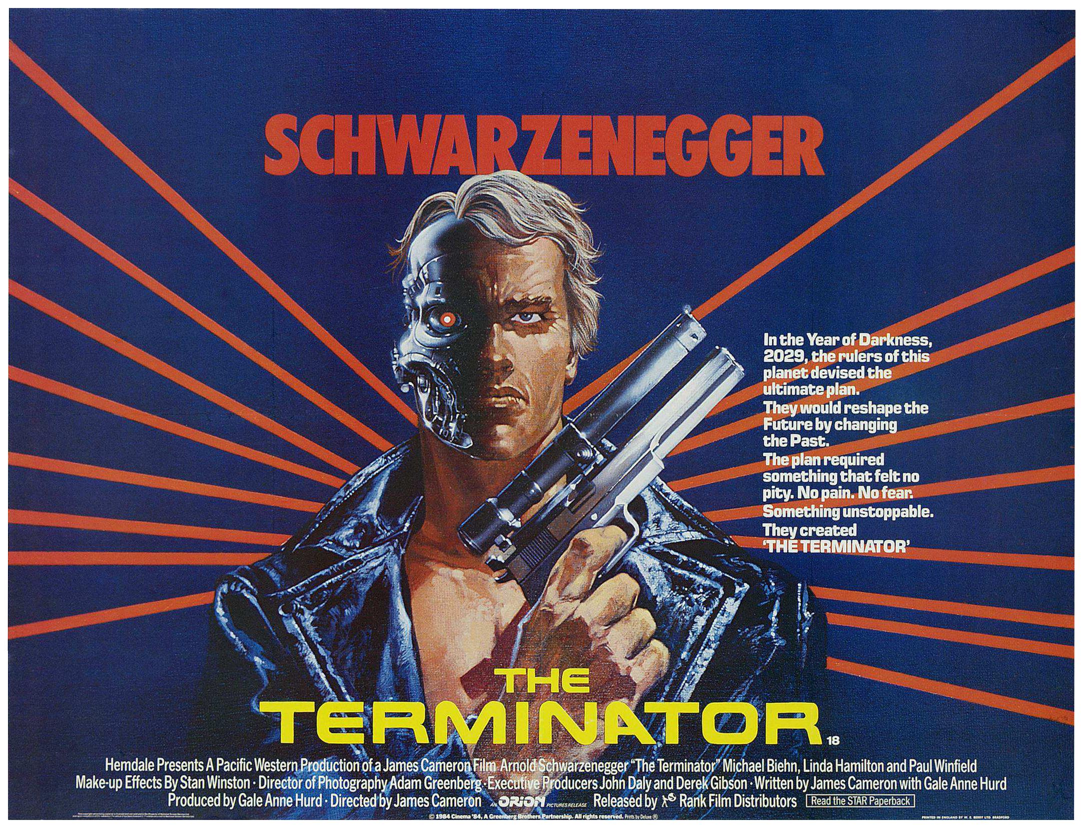 movies, Arnold Schwarzenegger, The Terminator, posters - desktop wallpaper