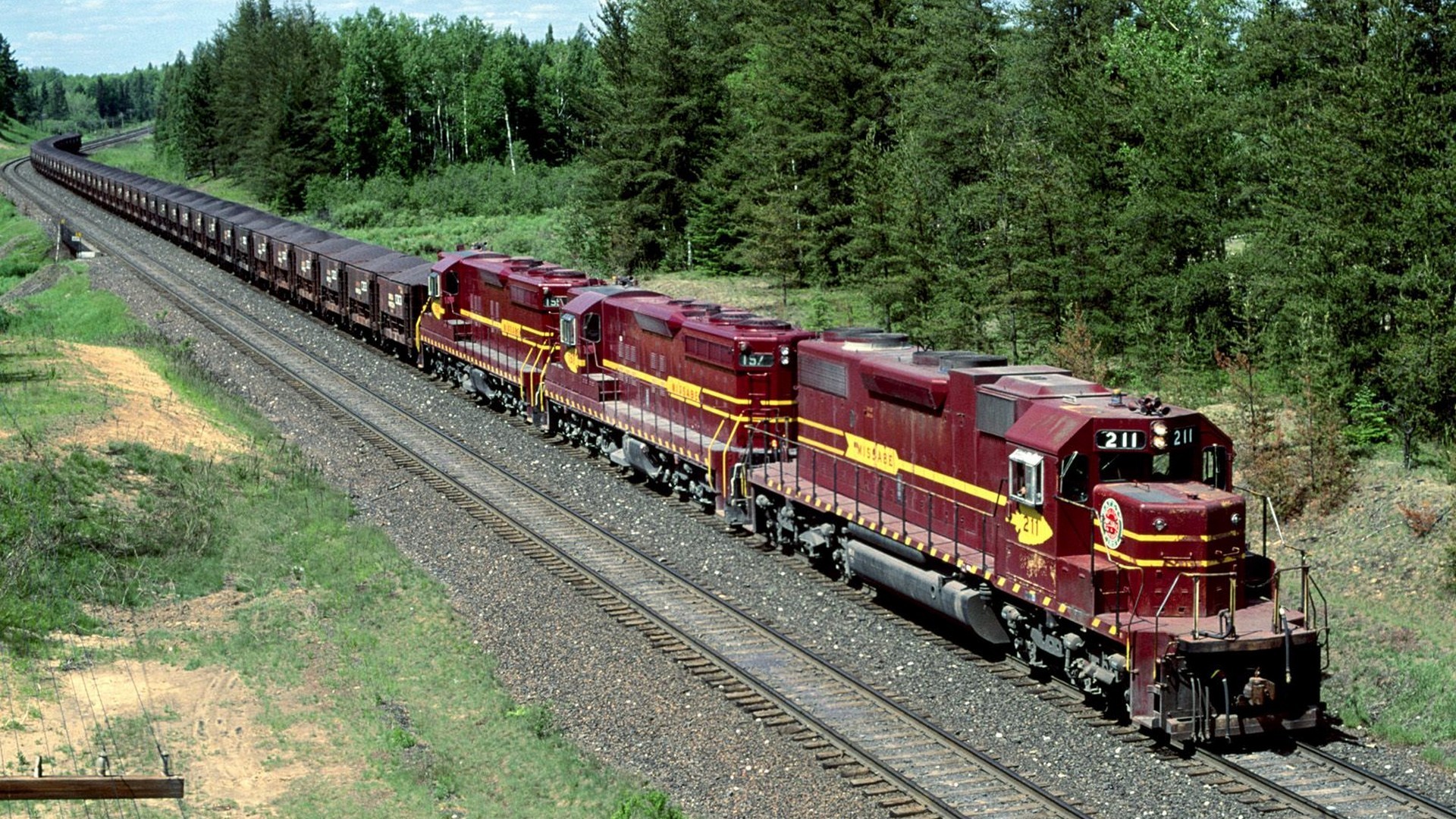 trains, iron, Minnesota, range - desktop wallpaper