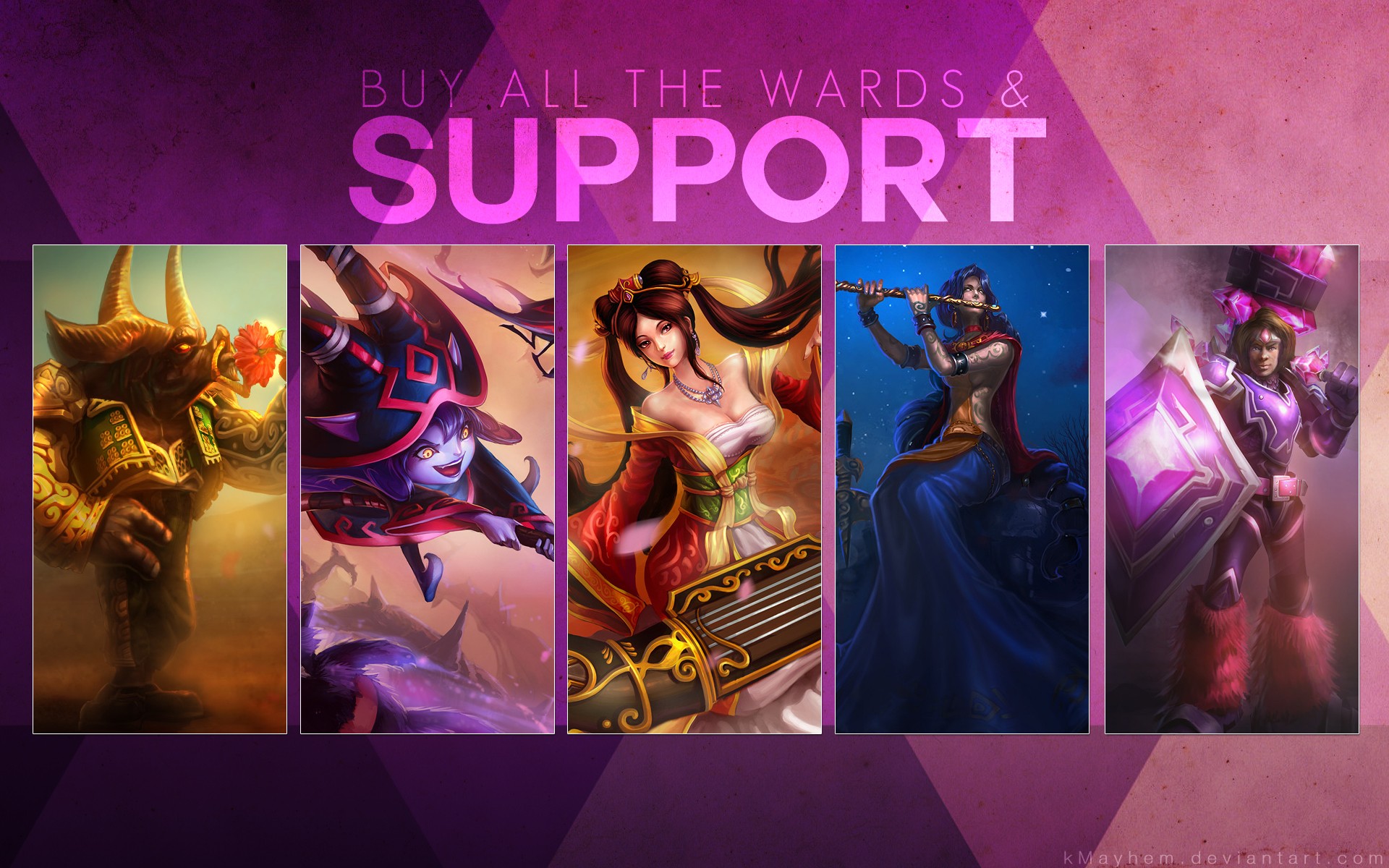 video games, League of Legends, Alistair, Taric, Sona, Lulu the Fae Sorceress, support - desktop wallpaper