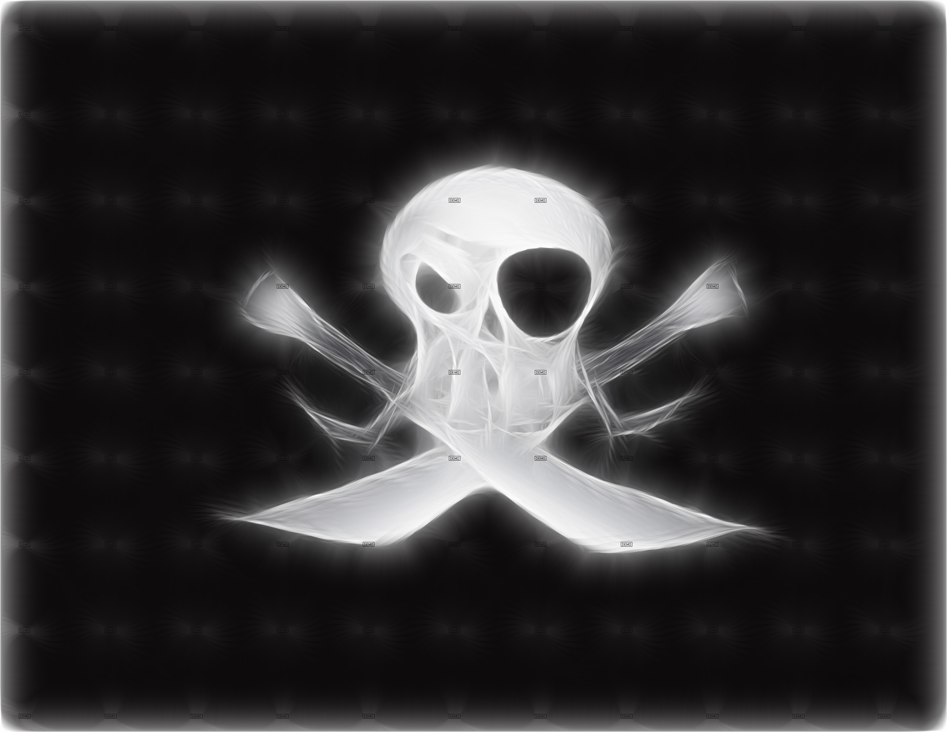 skulls, Fractalius, pirates - desktop wallpaper