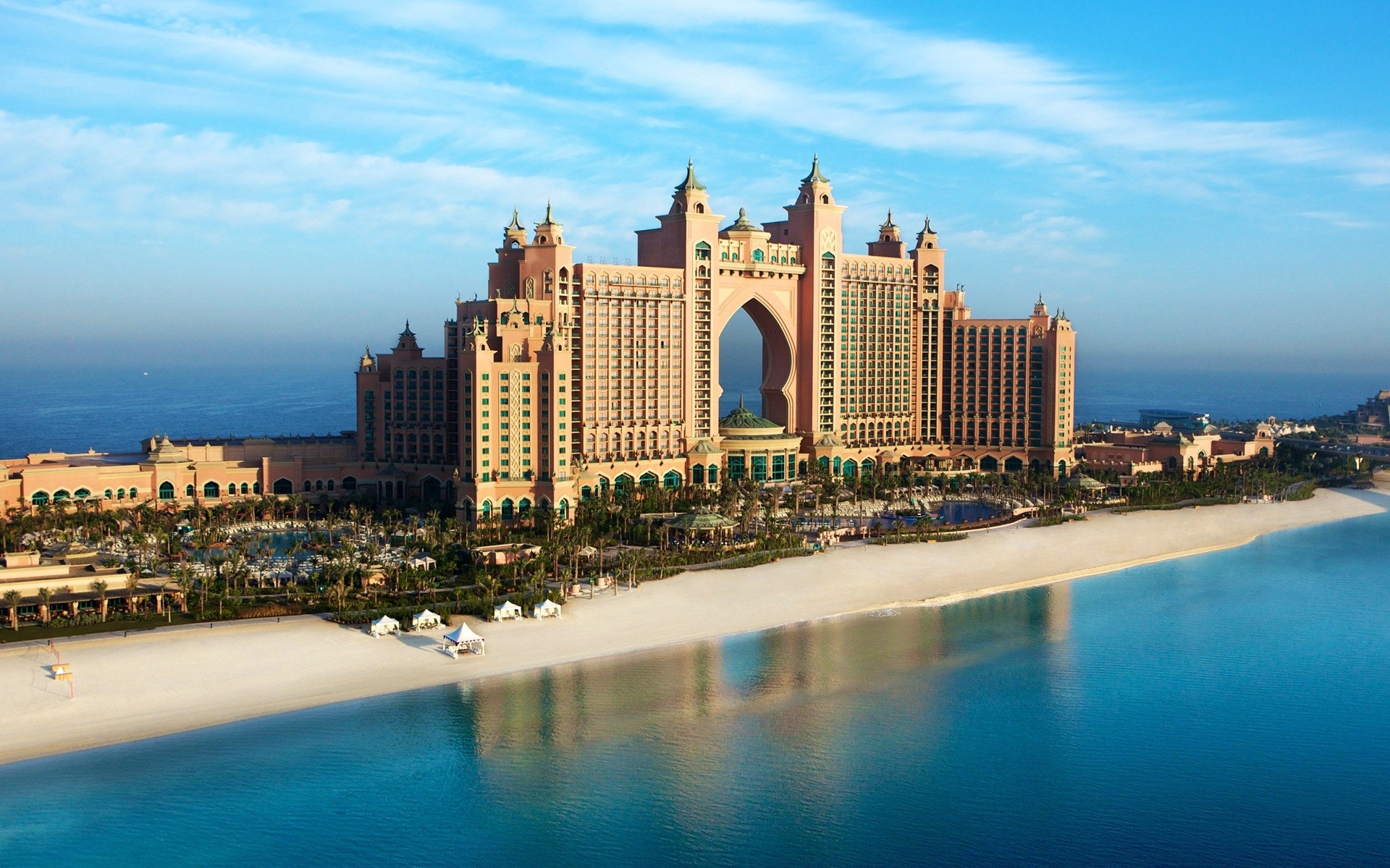 cityscapes, Atlantis, Dubai, The Palm Jumeirah - desktop wallpaper