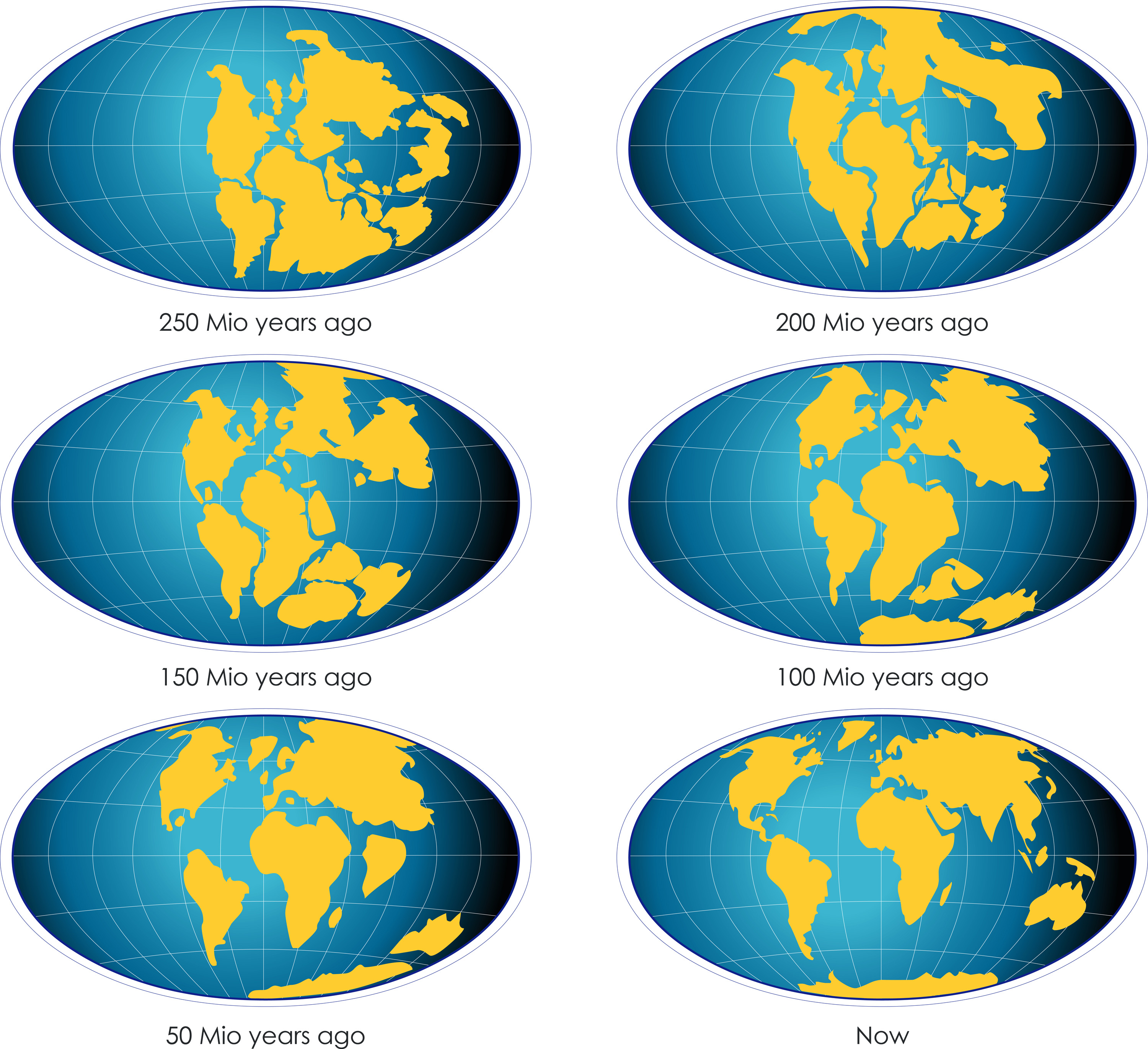 Earth, evolution, maps, continents, Pangea, Geography, infographics - desktop wallpaper