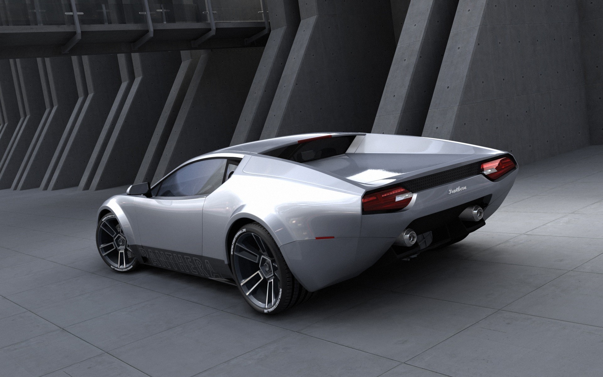 cars, concept cars, DeTomaso Pantera - desktop wallpaper
