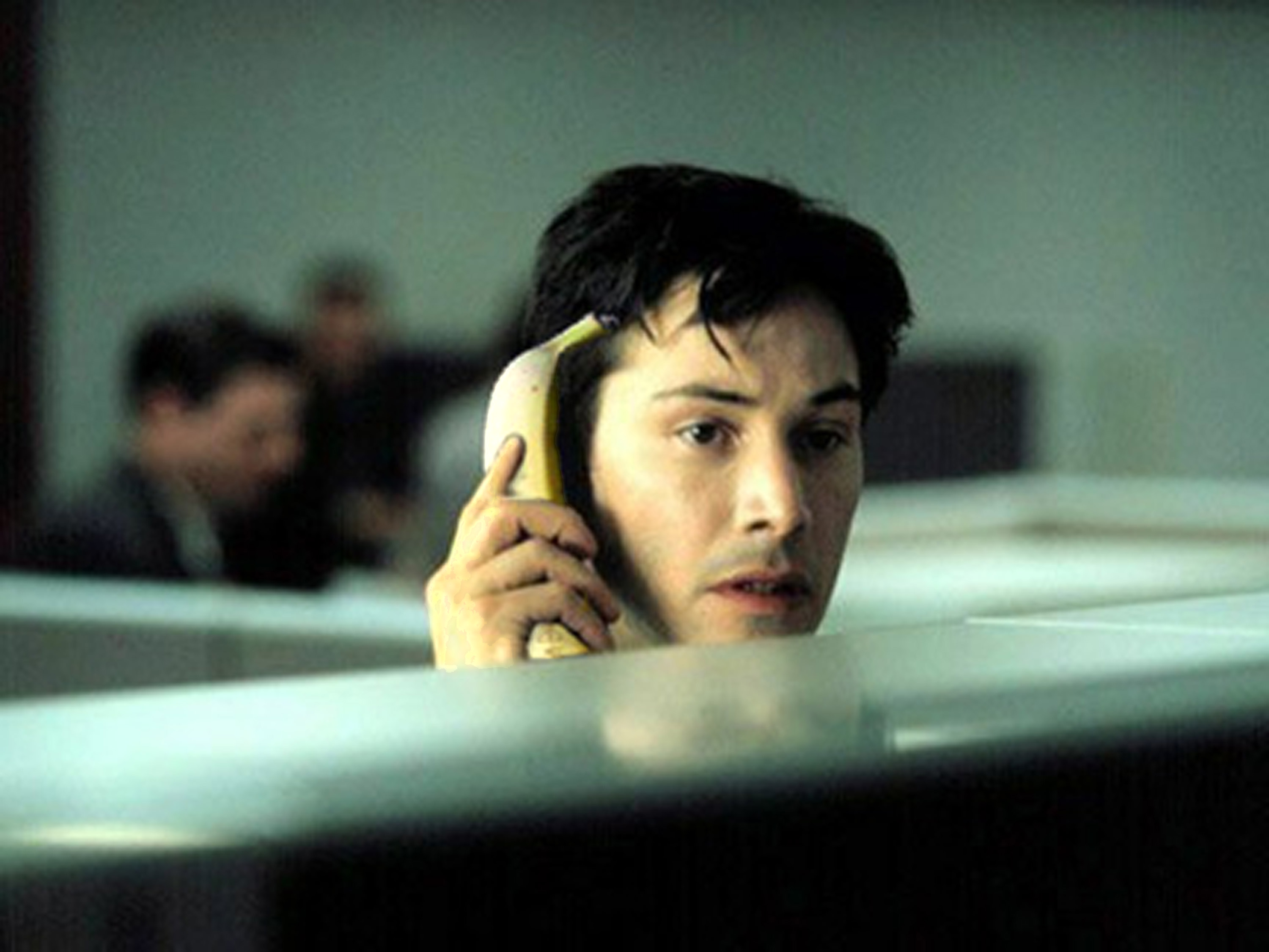 Matrix, parody, Keanu Reeves, bananas - desktop wallpaper