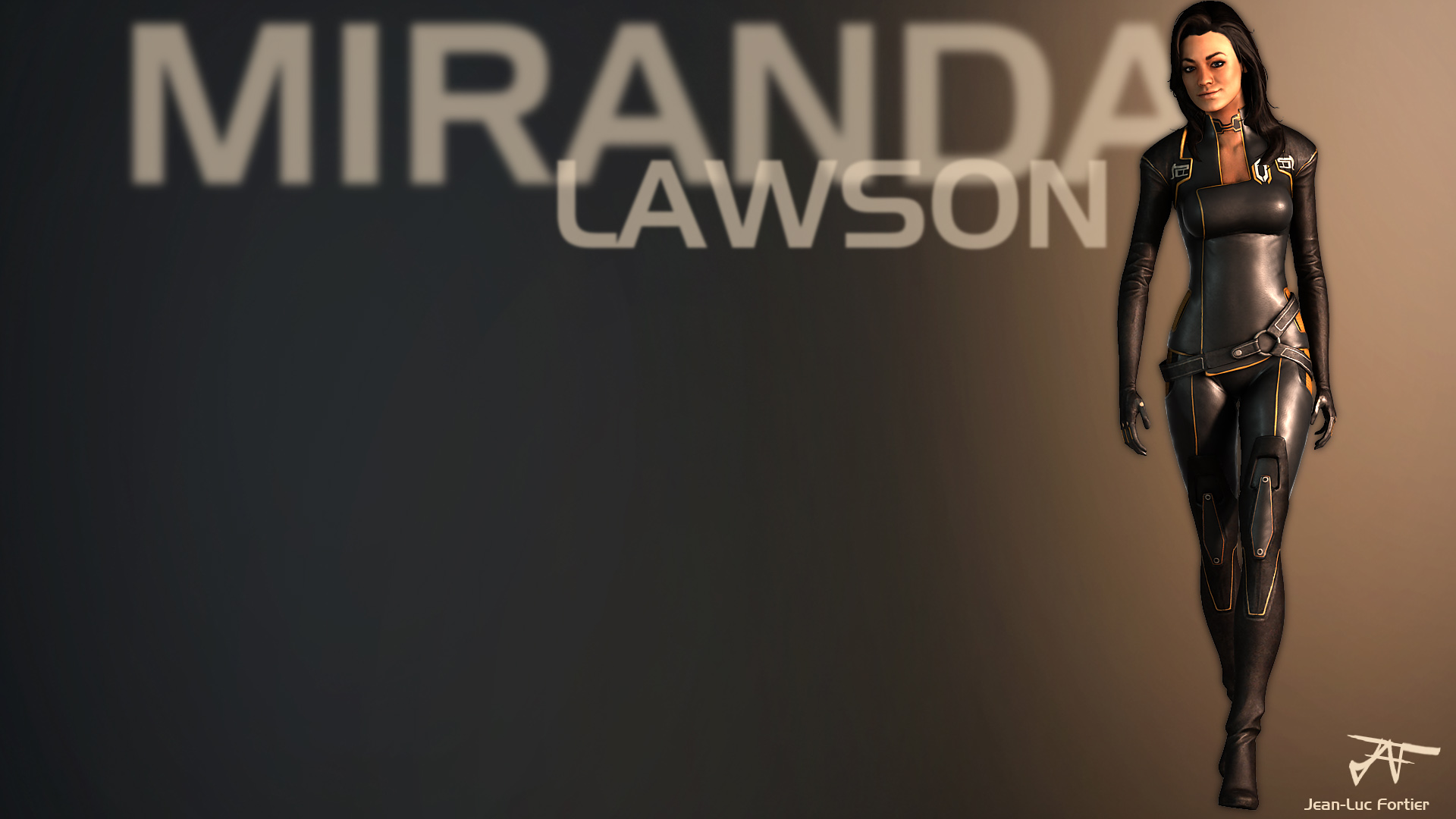 video games, Mass Effect, Miranda Lawson, BioWare - desktop wallpaper