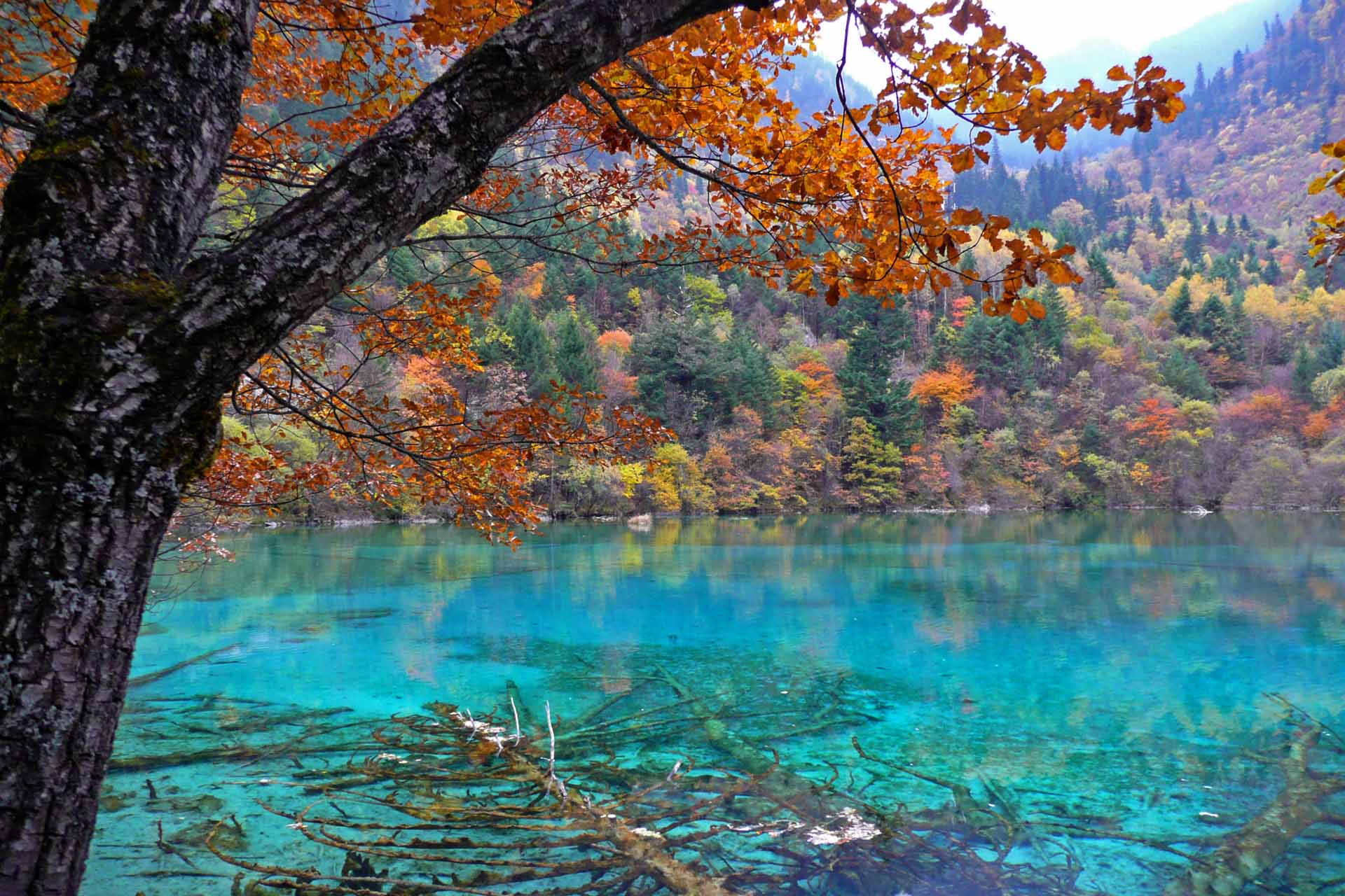 nature, China, lakes, National Park, Blue Lagoon - desktop wallpaper