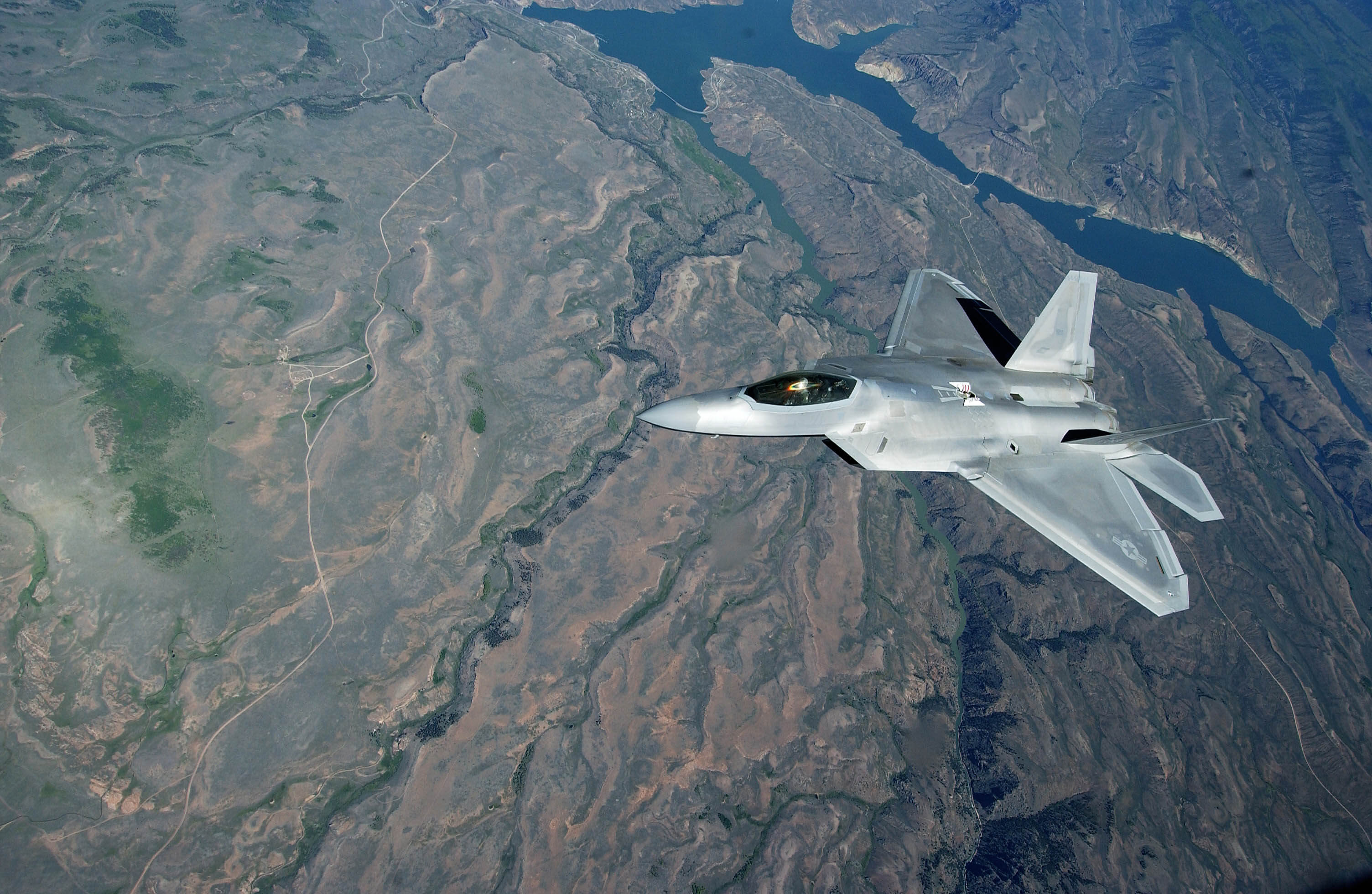 aircraft, military, F-22 Raptor, United States Air Force, vehicles, jet aircraft - desktop wallpaper