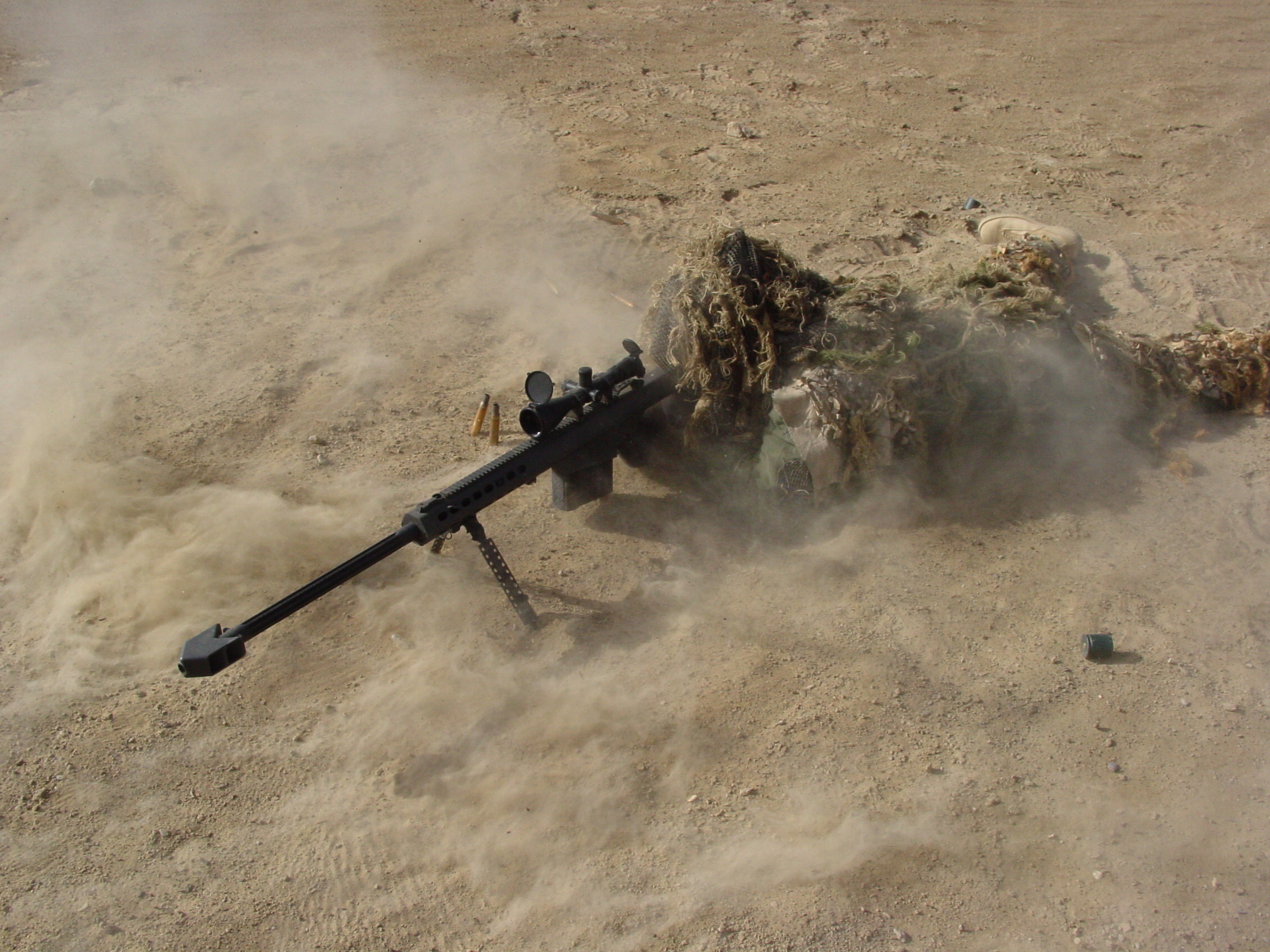 soldiers, army, military, snipers, Barrett M107, ghillie suit - desktop wallpaper