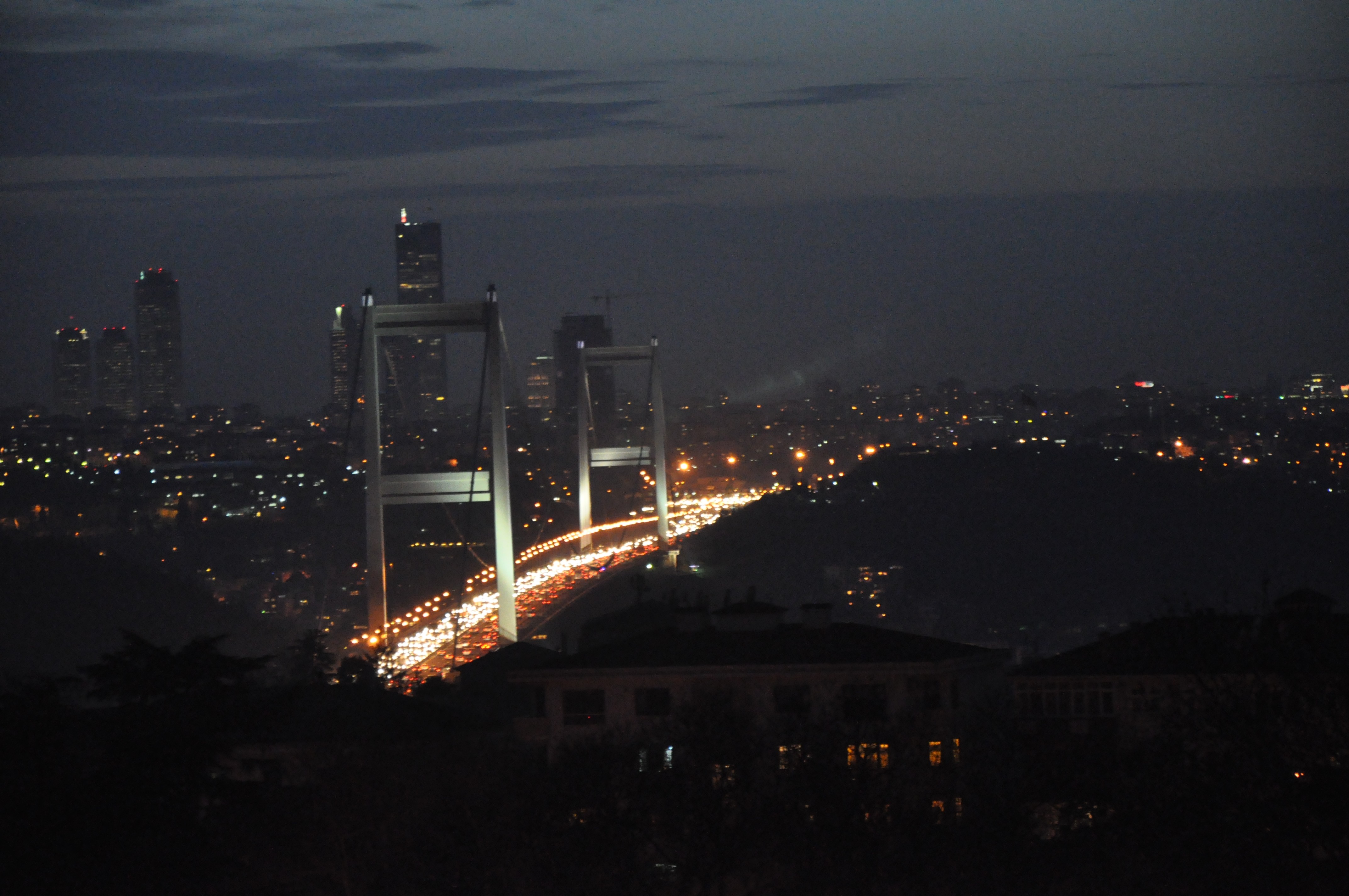 bridges, Turkey, Istanbul, Fatih Sultan Mehmet - desktop wallpaper