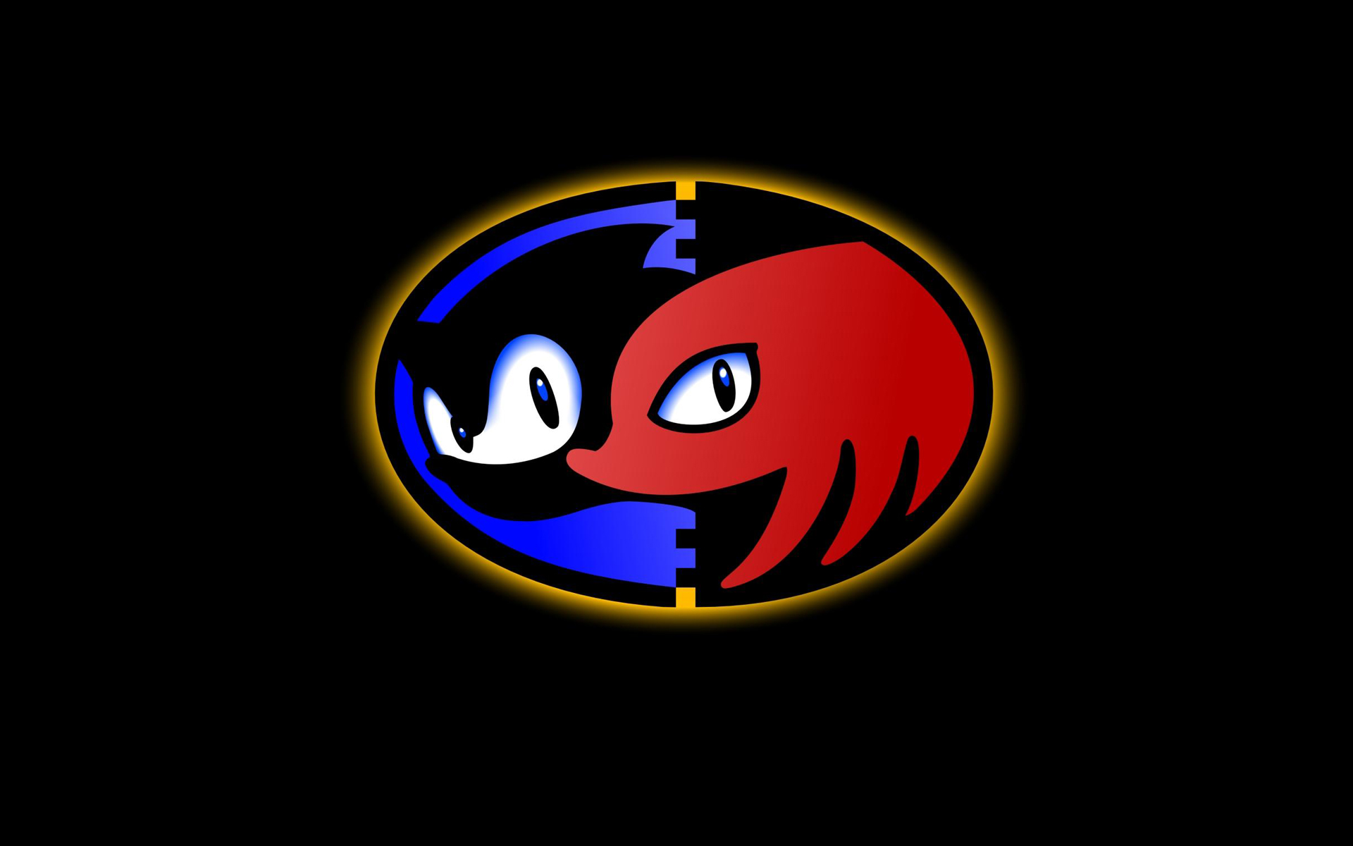 Sonic the Hedgehog, Sega Entertainment, Knuckles the Echidna, logos - desktop wallpaper