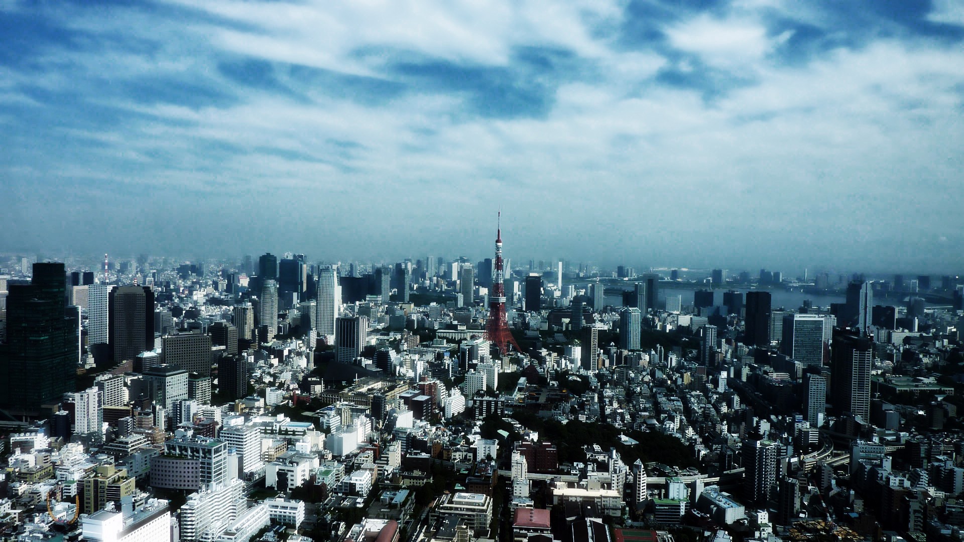 clouds, cityscapes - desktop wallpaper