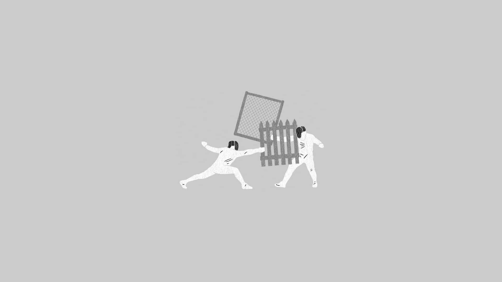 fencing, picket fence - desktop wallpaper