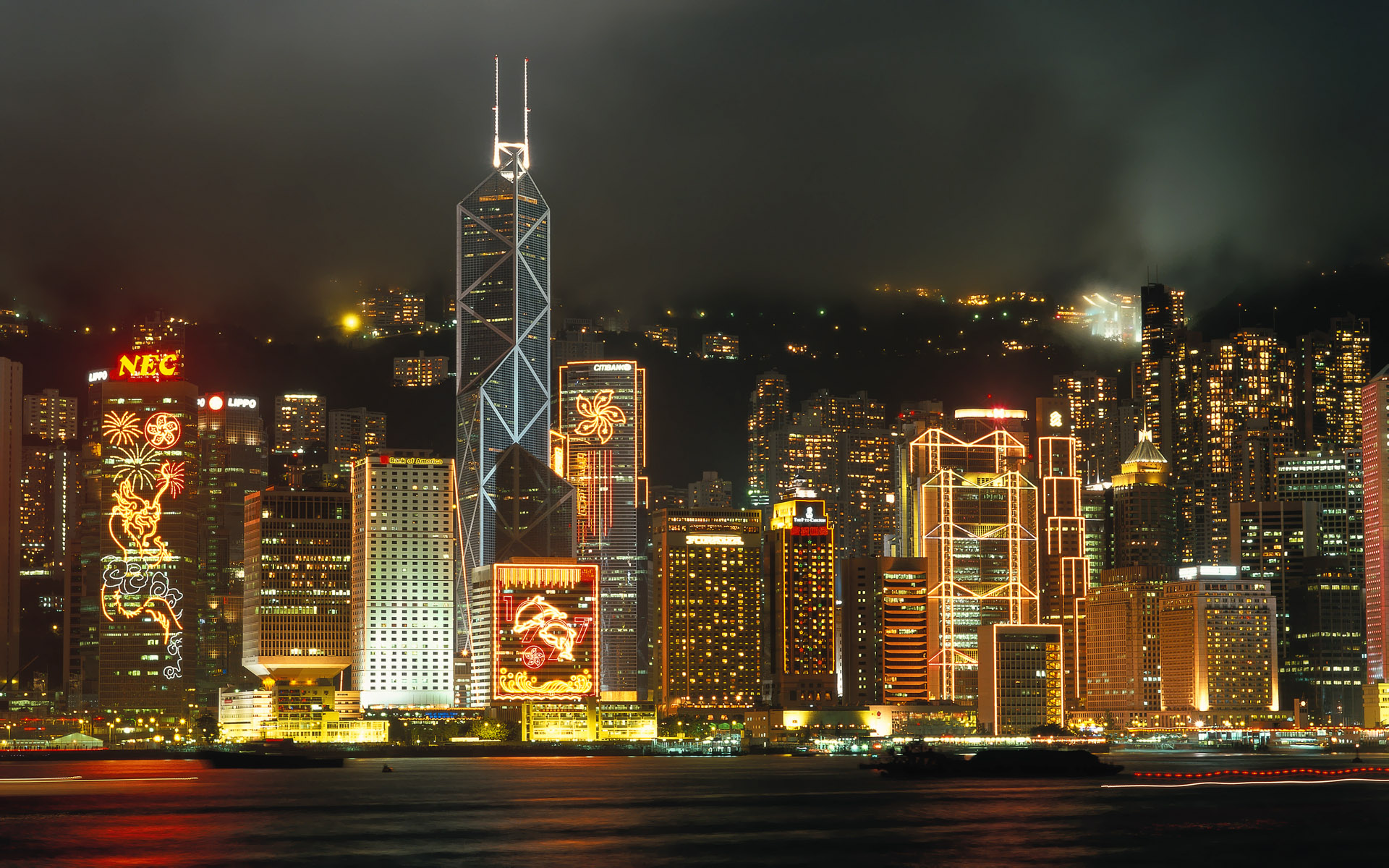 cityscapes, skylines, buildings, Hong Kong - desktop wallpaper