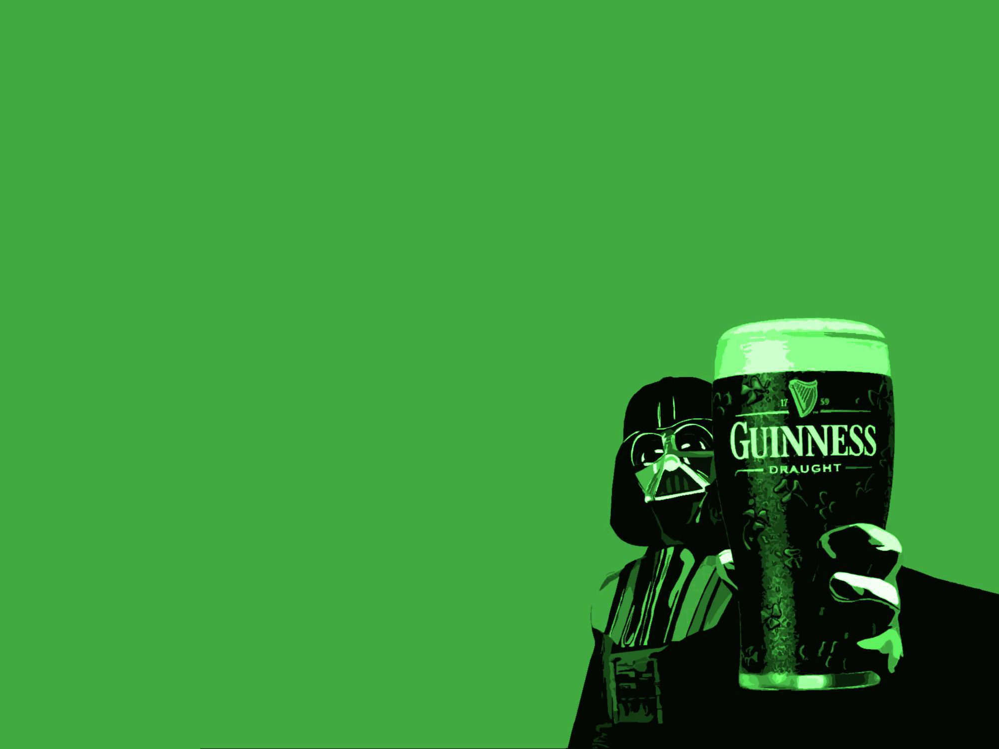 beers, green, Star Wars, Guinness, Darth Vader - desktop wallpaper