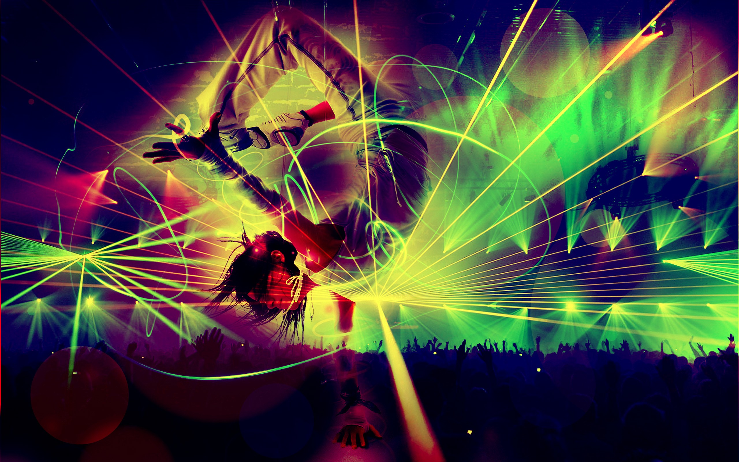 party, dance, psychedelic, rave - desktop wallpaper