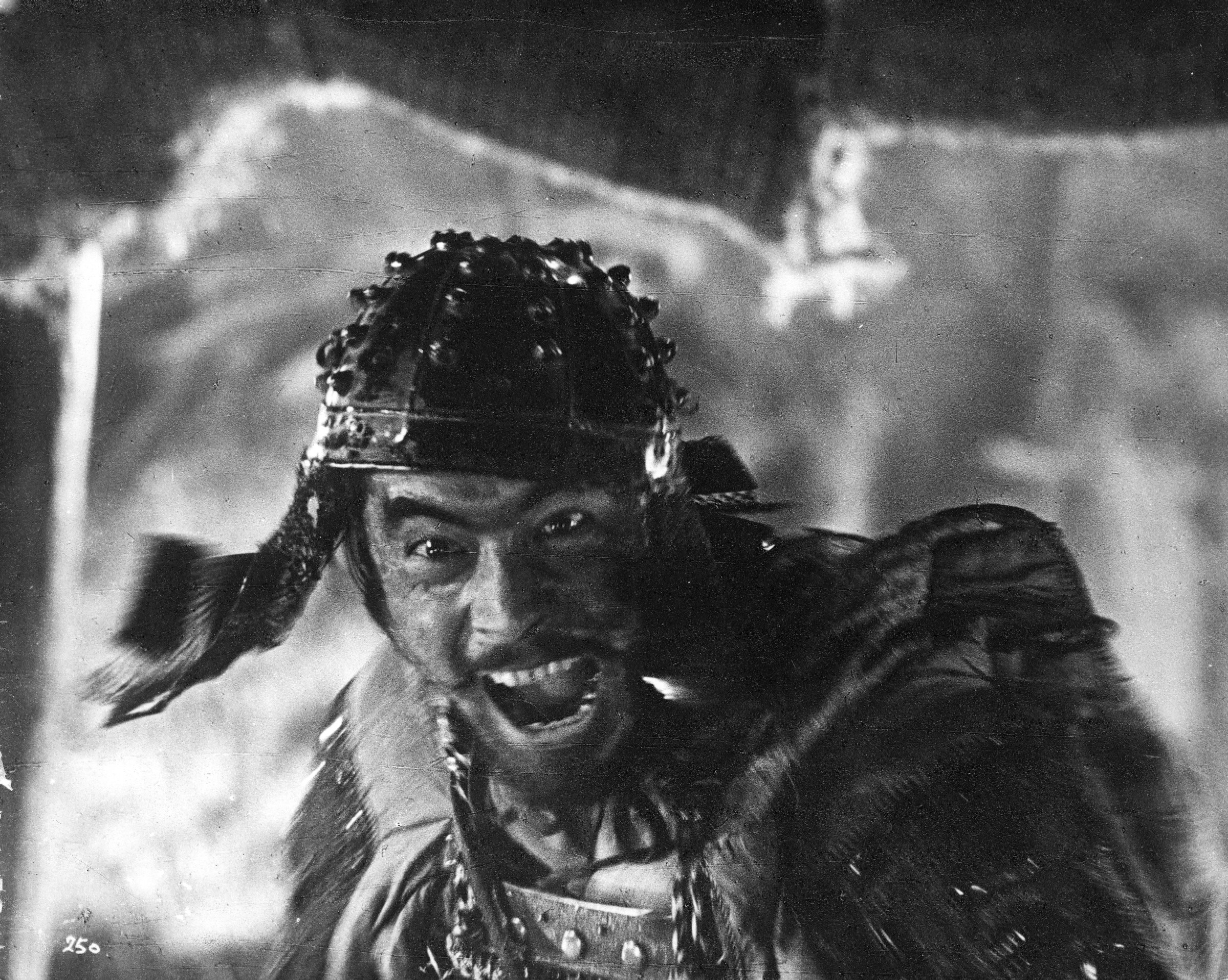 men, grayscale, Akira Kurosawa, Seven Samurai, Toshiro Mifune - desktop wallpaper