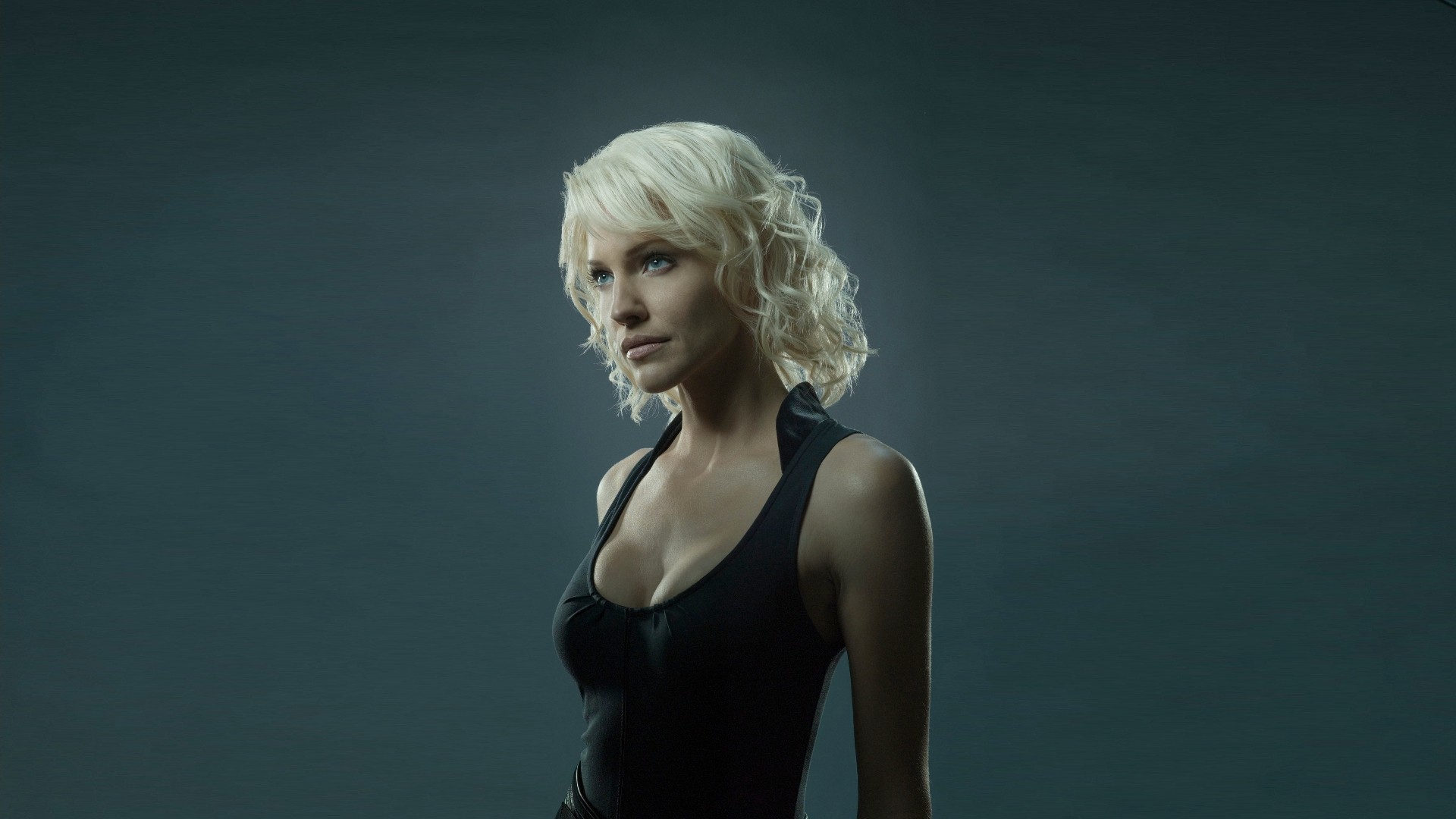 blondes, women, Battlestar Galactica, Tricia Helfer - desktop wallpaper