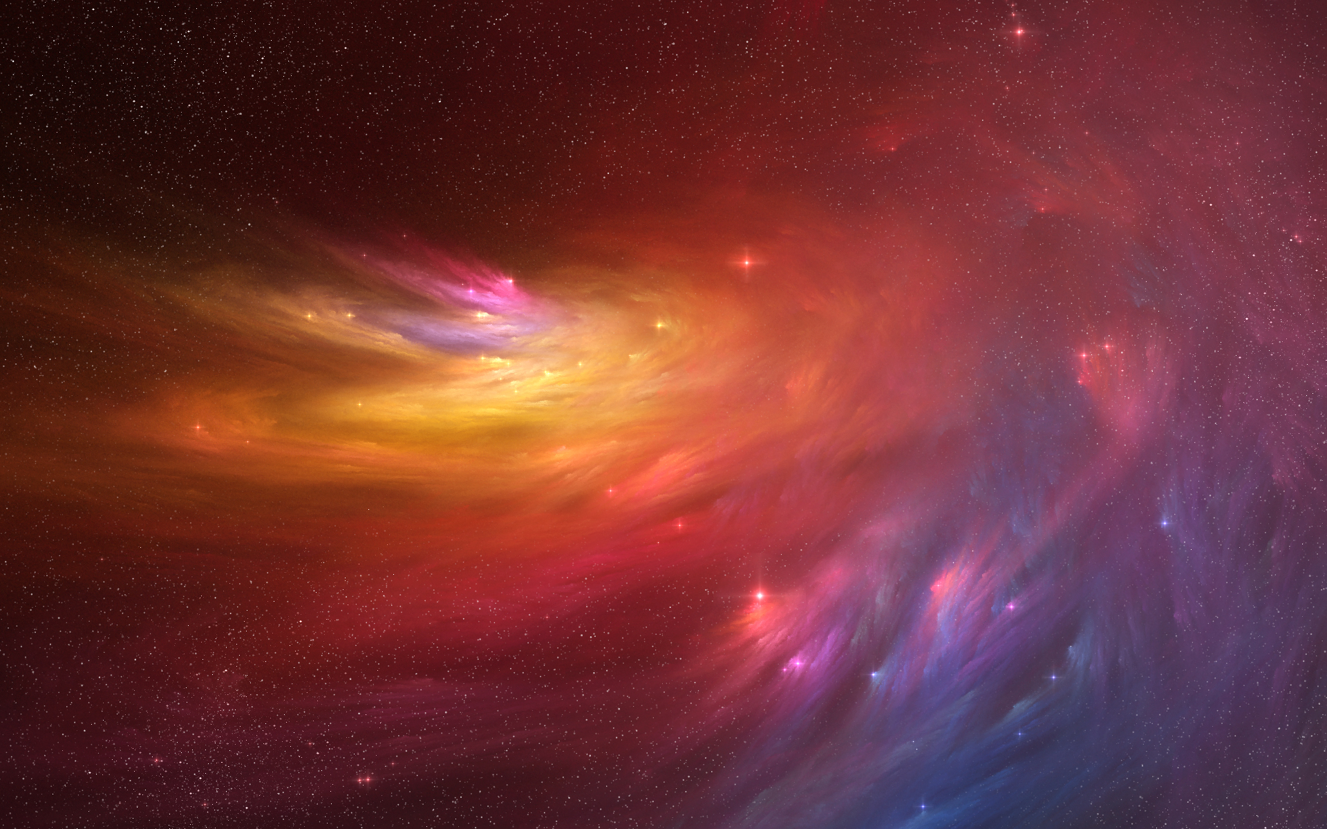 outer space, nebulae, casperium - desktop wallpaper