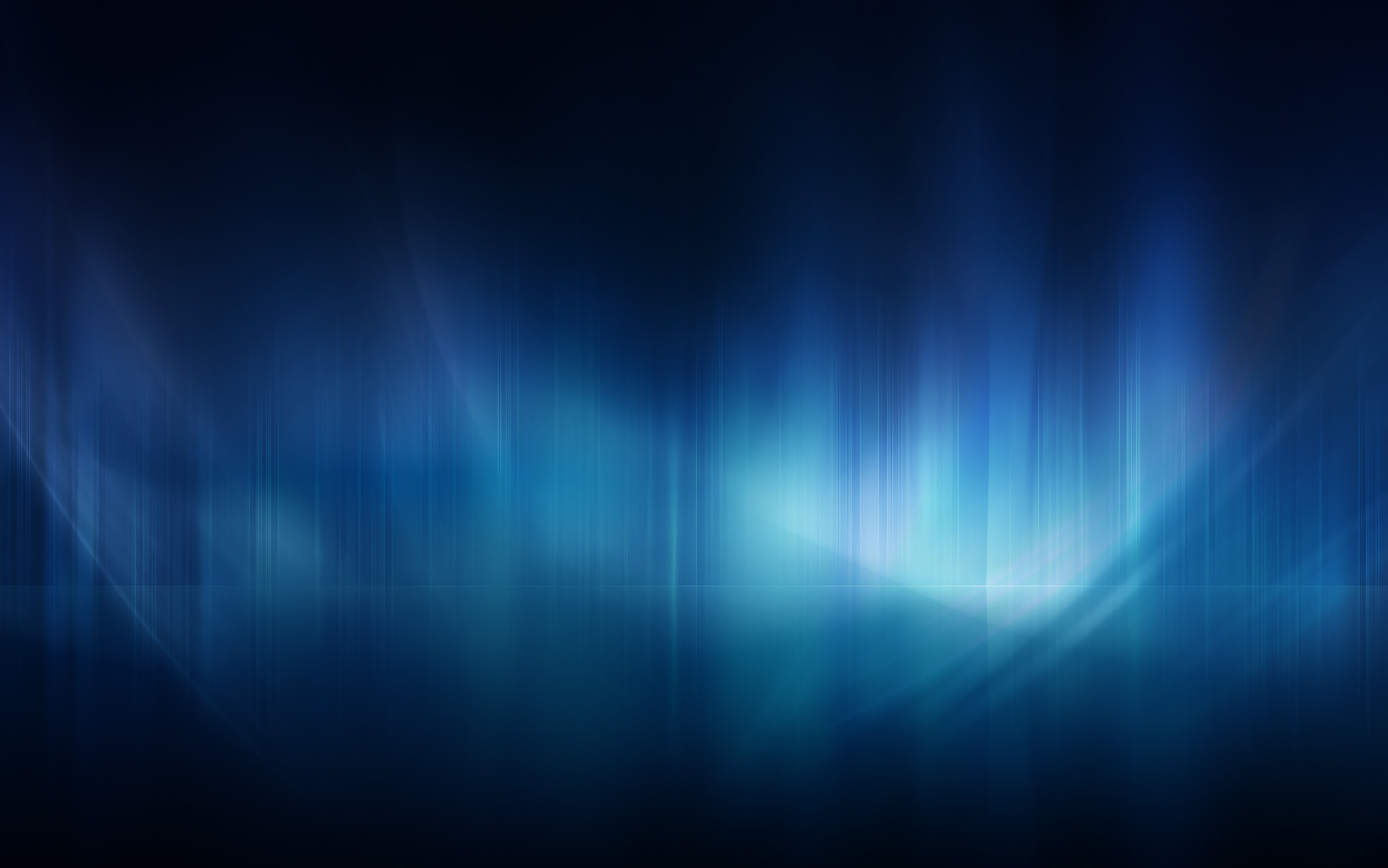 abstract, blue, aurora borealis - desktop wallpaper